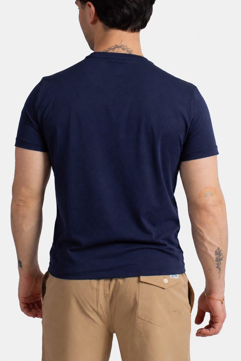 Maglietta in jersey Custom Slim-Fit navy