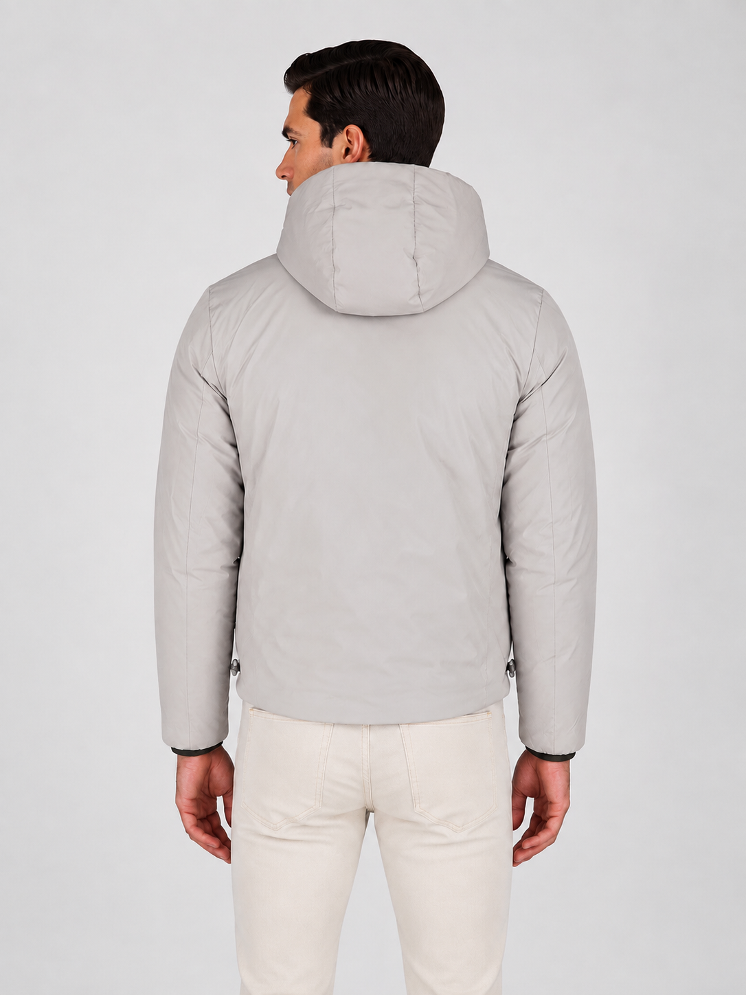 Giubbotto k-way uomo Jack St Warm Double reversibile green blackish - grey ash