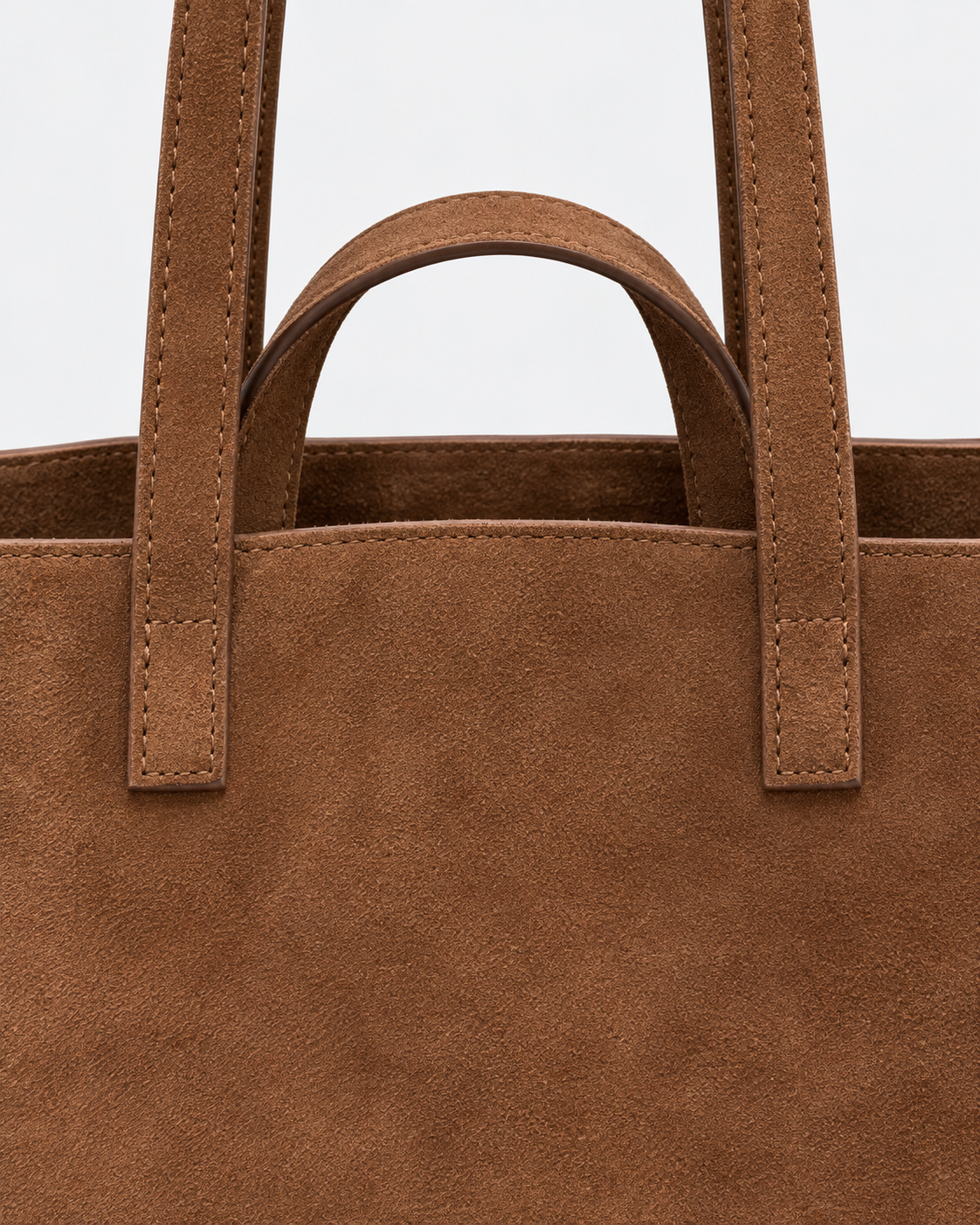 MC2 Saint Barth Borsa Donna Jour Bag Midi Suede Marrone
