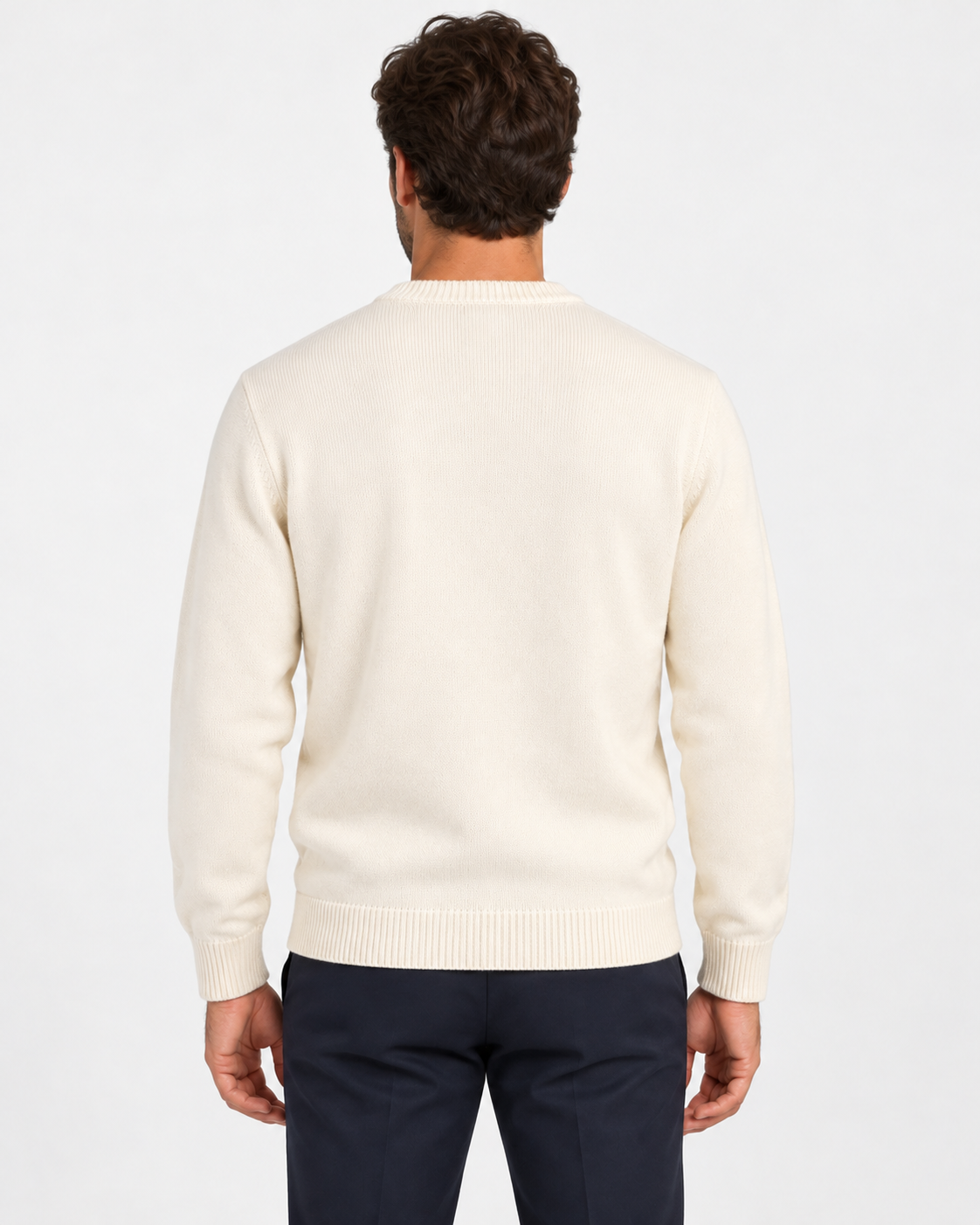 MC2 Saint Barth Maglia Uomo St. Barth Ski Lift Panna