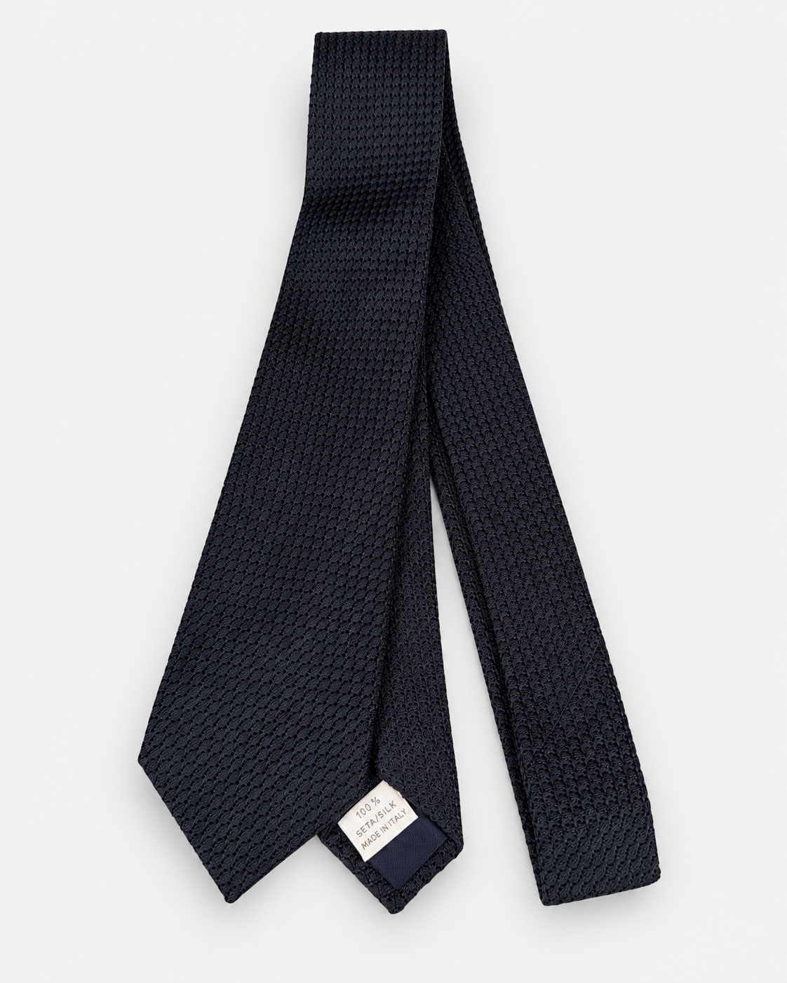 Tagliatore Cravatta uomo in seta blu