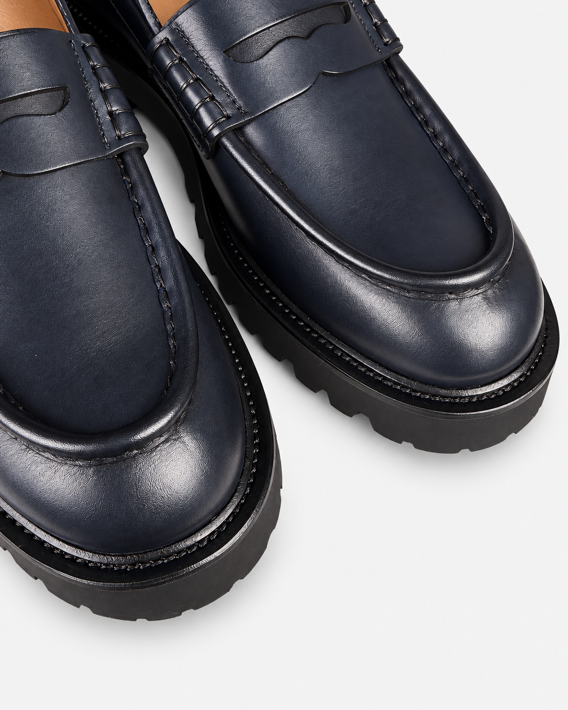 Mille885 Laone Cortina Mocassino Uomo Navy