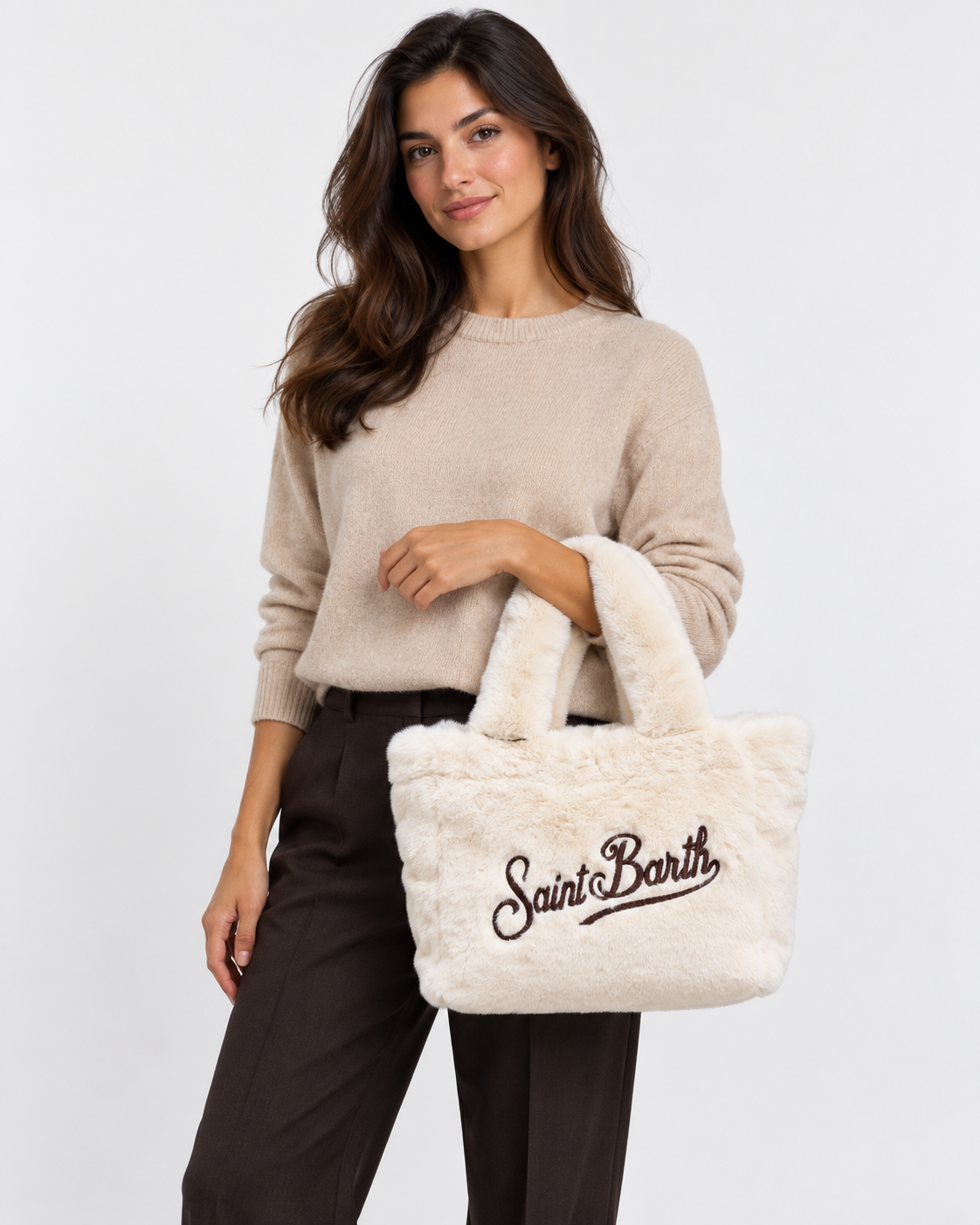 MC2 Saint Barth Borsa Donna Colette Soft Avorio