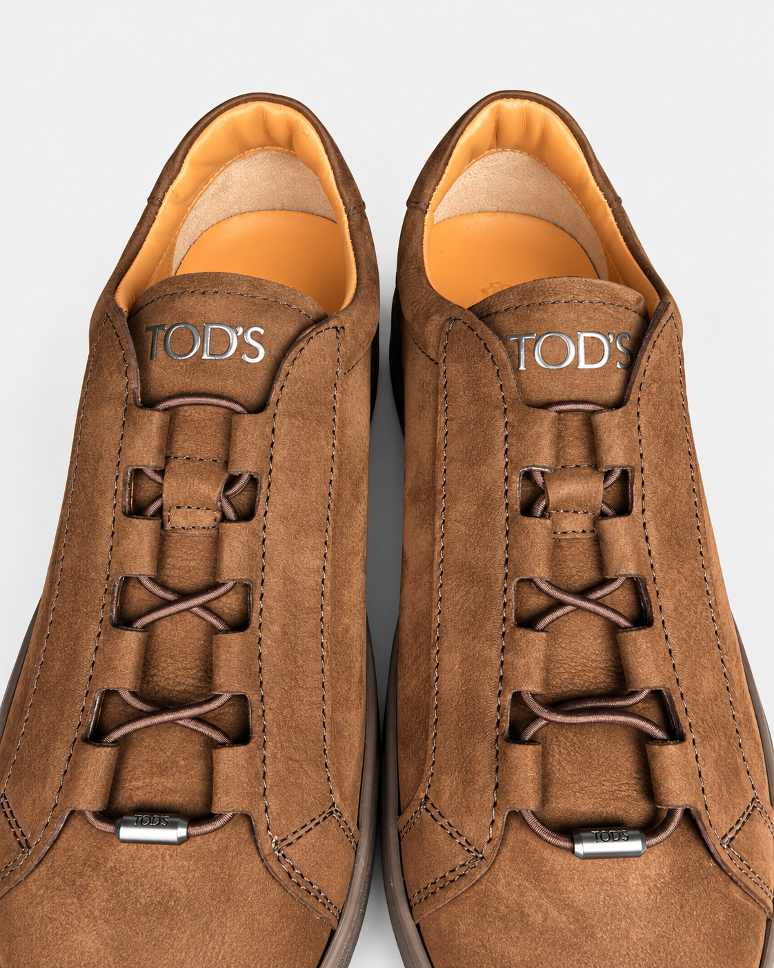 Tod's Sneakers uomo in nabuk di vitello marrone