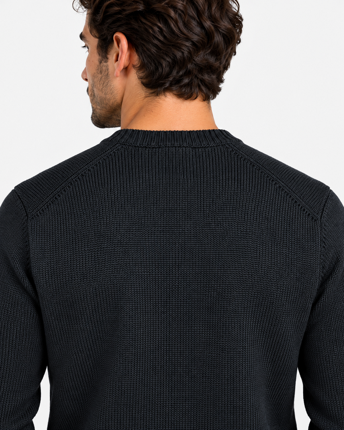 Polo Ralph Lauren Maglione Uomo Girocollo in Cotone Black