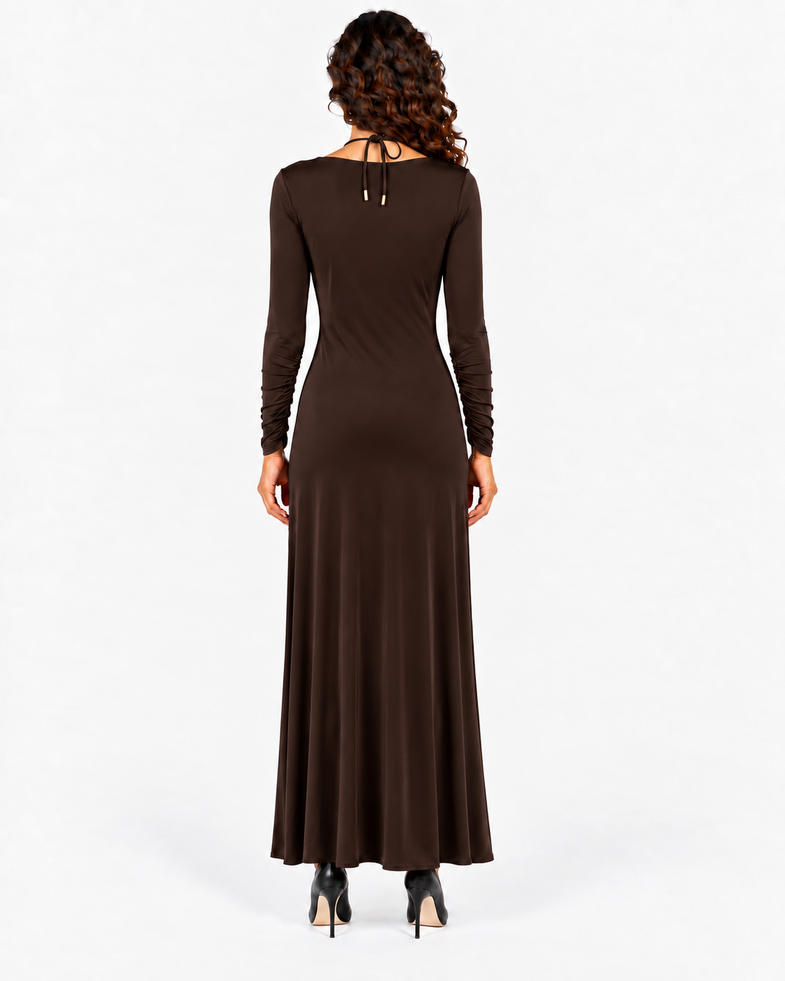 Imperial Abito Lungo Donna Dark Coffee