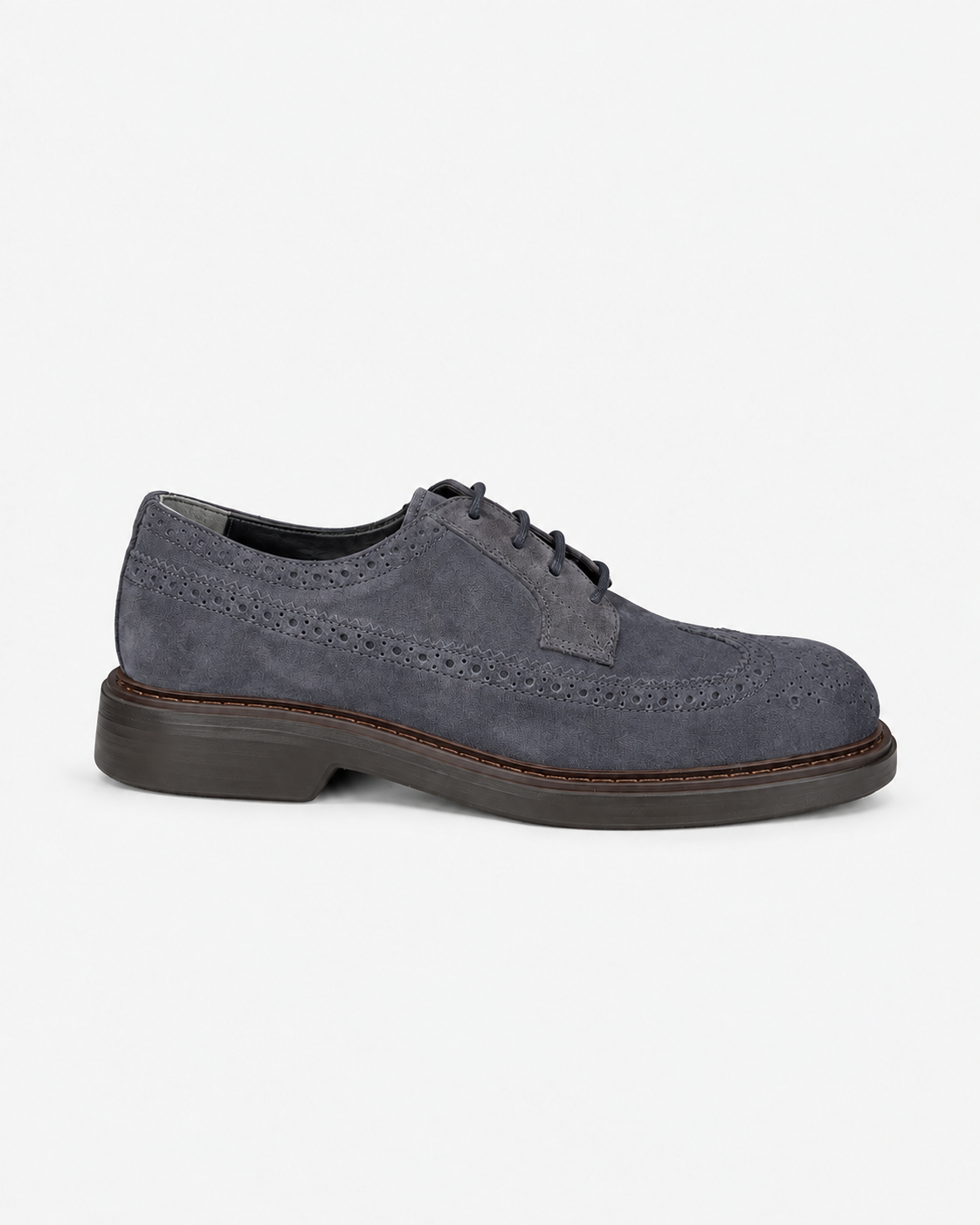 Hogan Scarpe stringate uomo H704 in pelle scamosciata blu