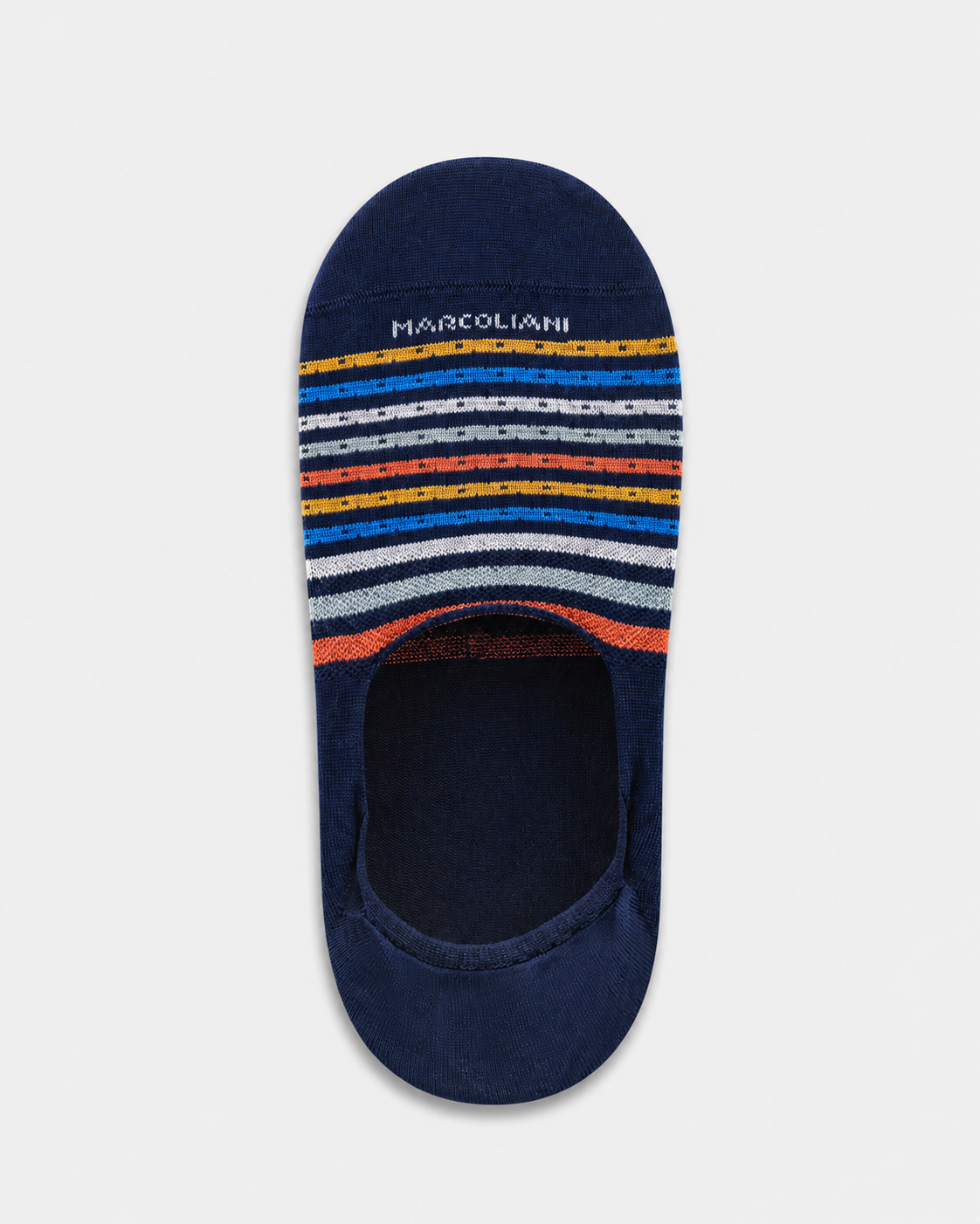 Calze fantasmini invisible touch navy red