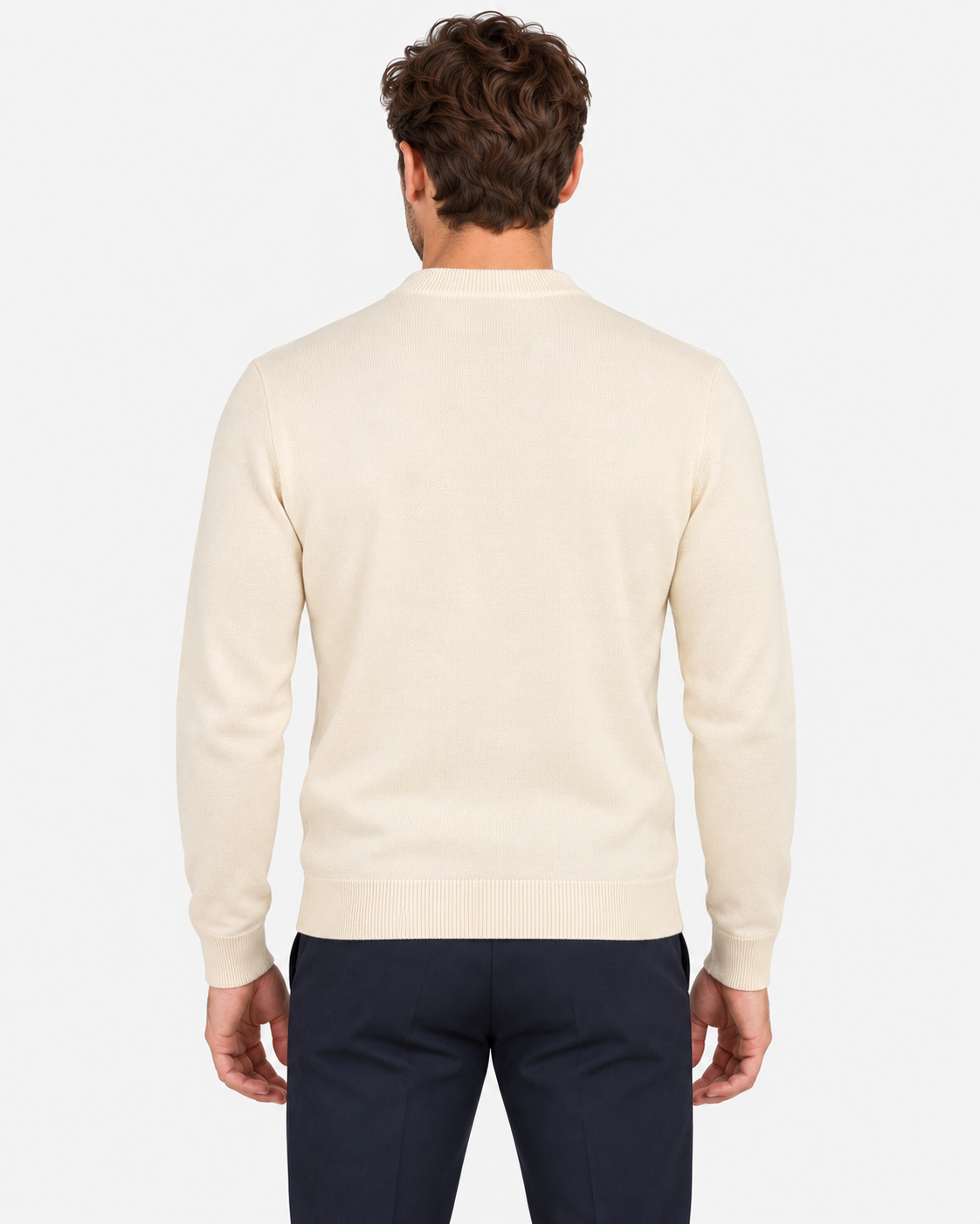 MC2 Saint Barth Maglia Uomo Night Bluewatch New Man Panna