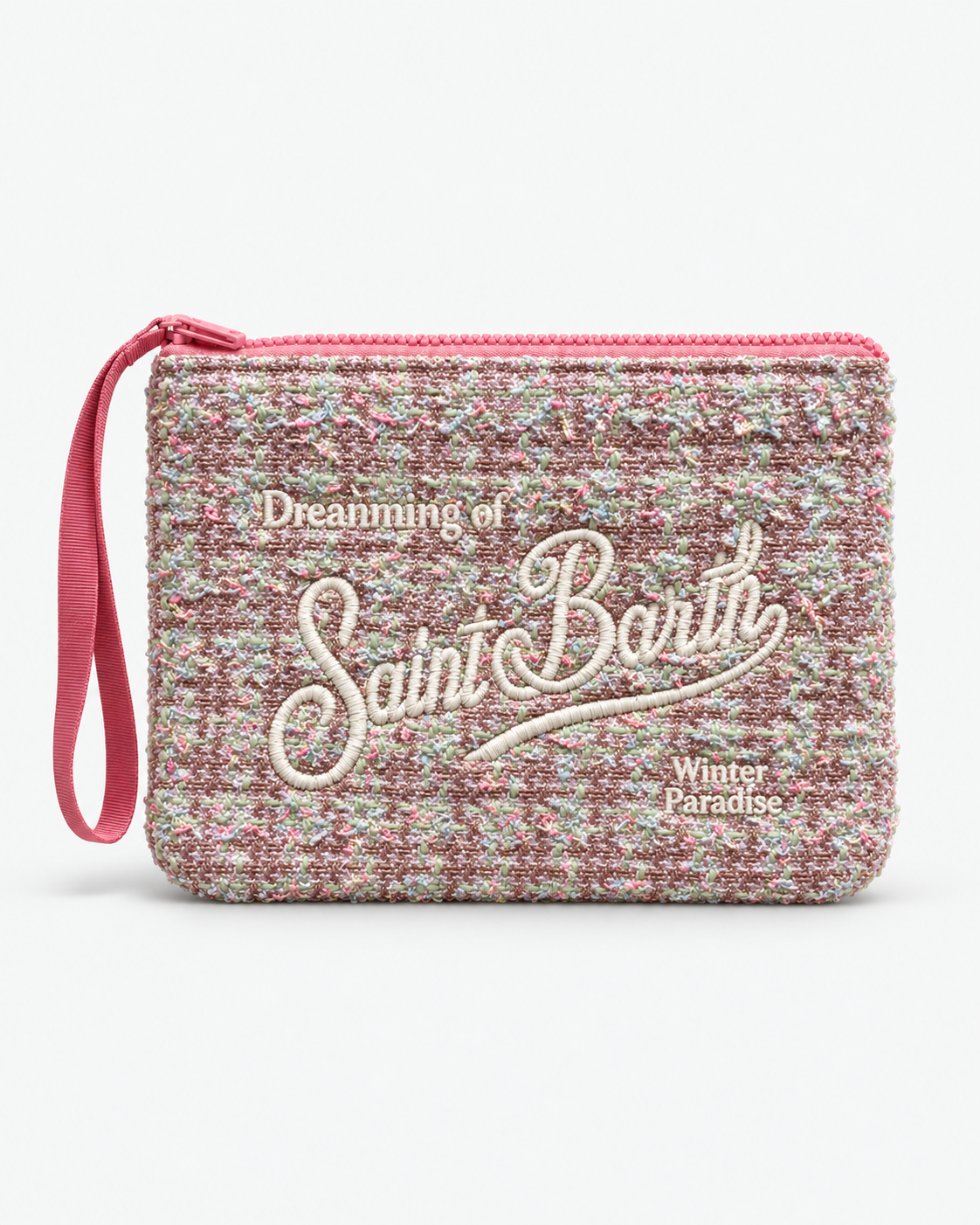 MC2 Saint Barth Pochette Donna Aline Lurex Multicolore Rosa