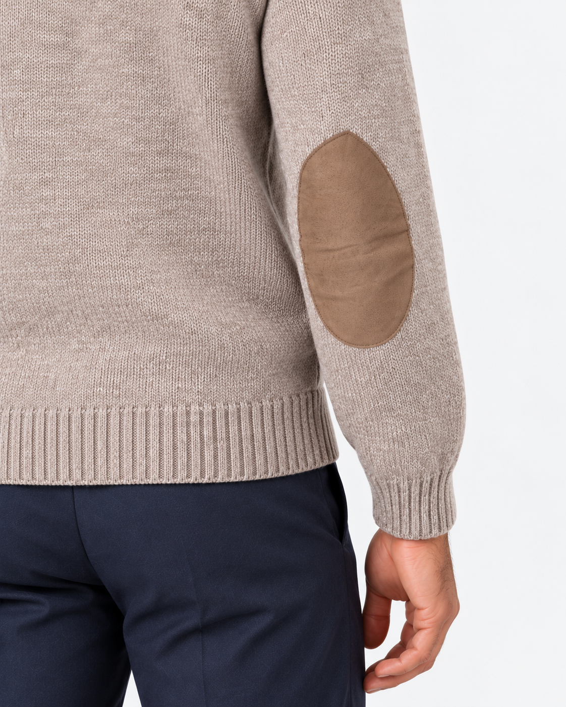 Fay Lupetto Uomo in Lana con Gancio Beige