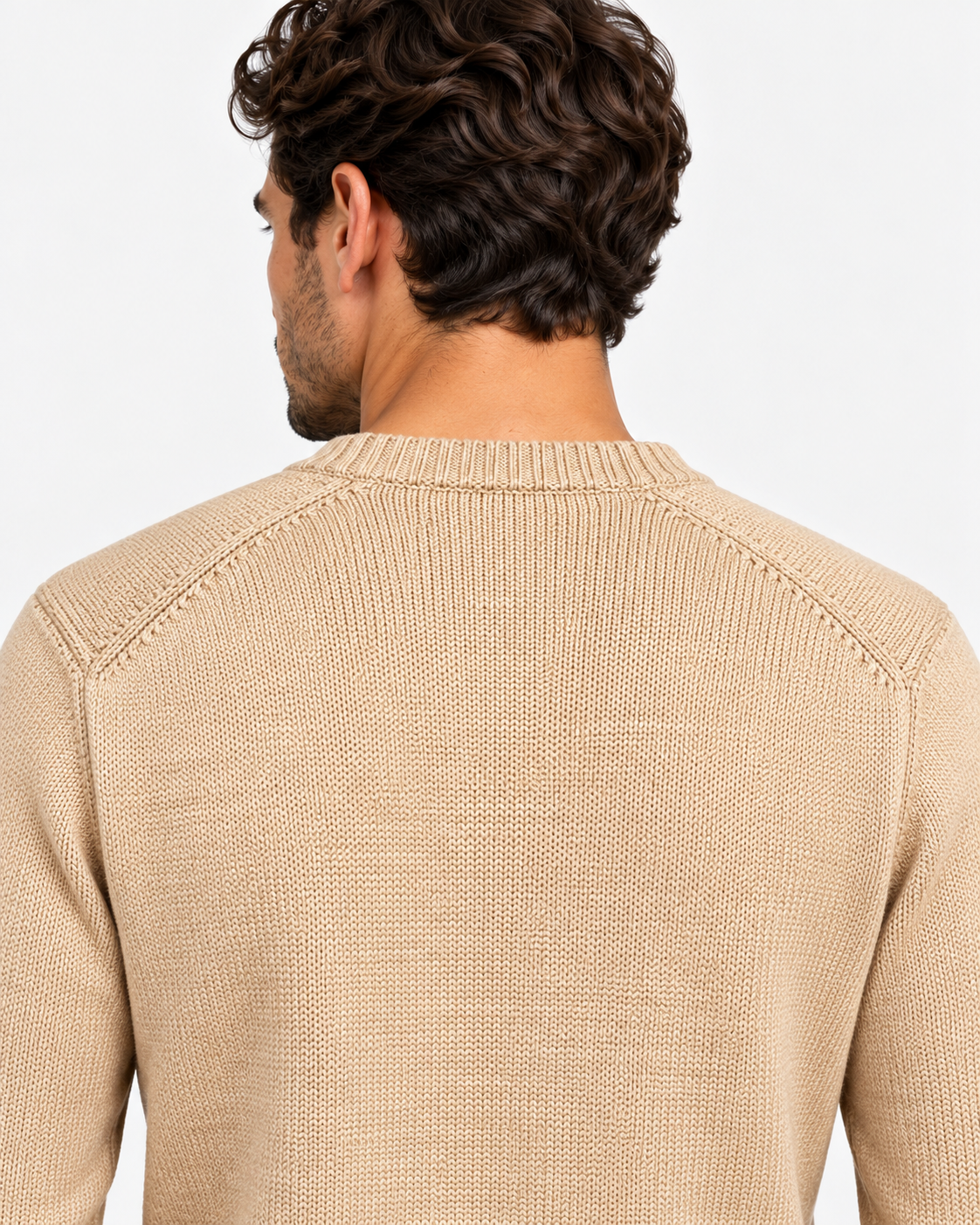 Polo Ralph Lauren Maglione Uomo Girocollo in Cotone Brown