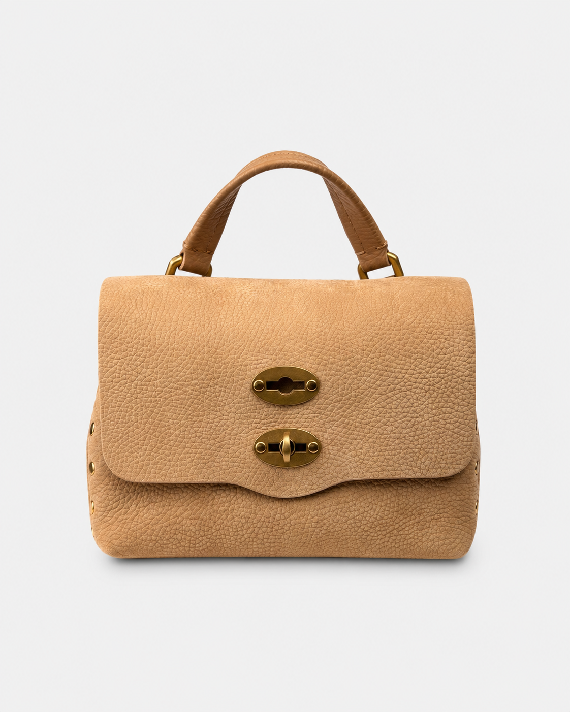 BORSA DONNA DOTTA® BABY JONES IN NABUK BEIGE SAN GIMIGNANO