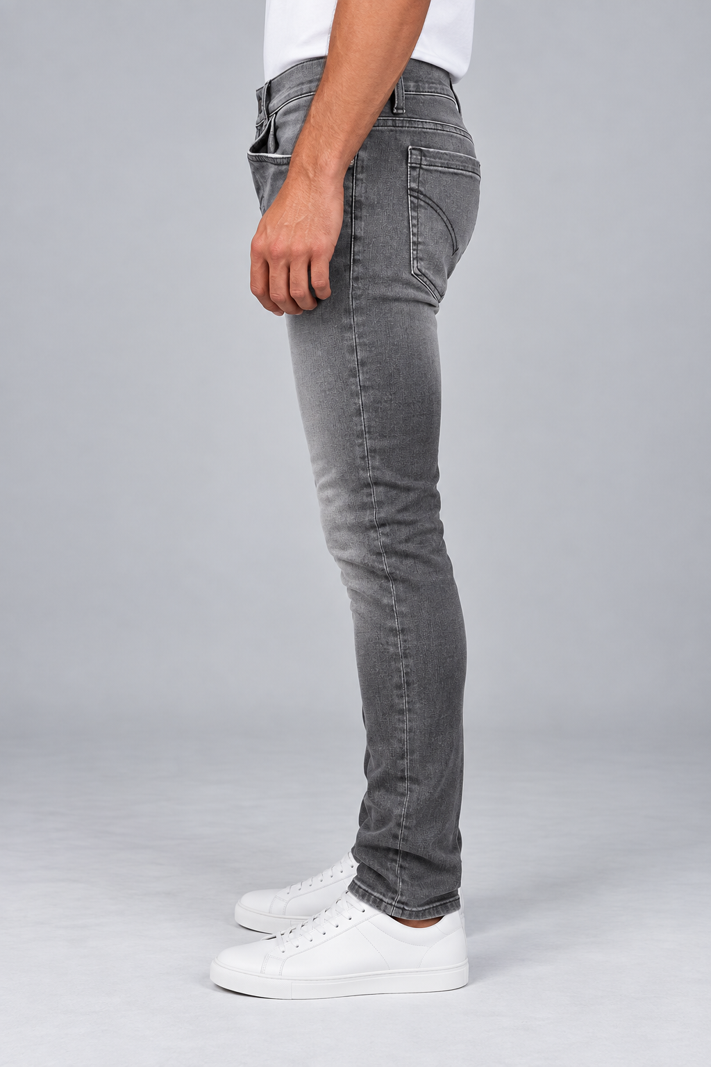 Dondup Jeans Uomo George Slim Fit Grey