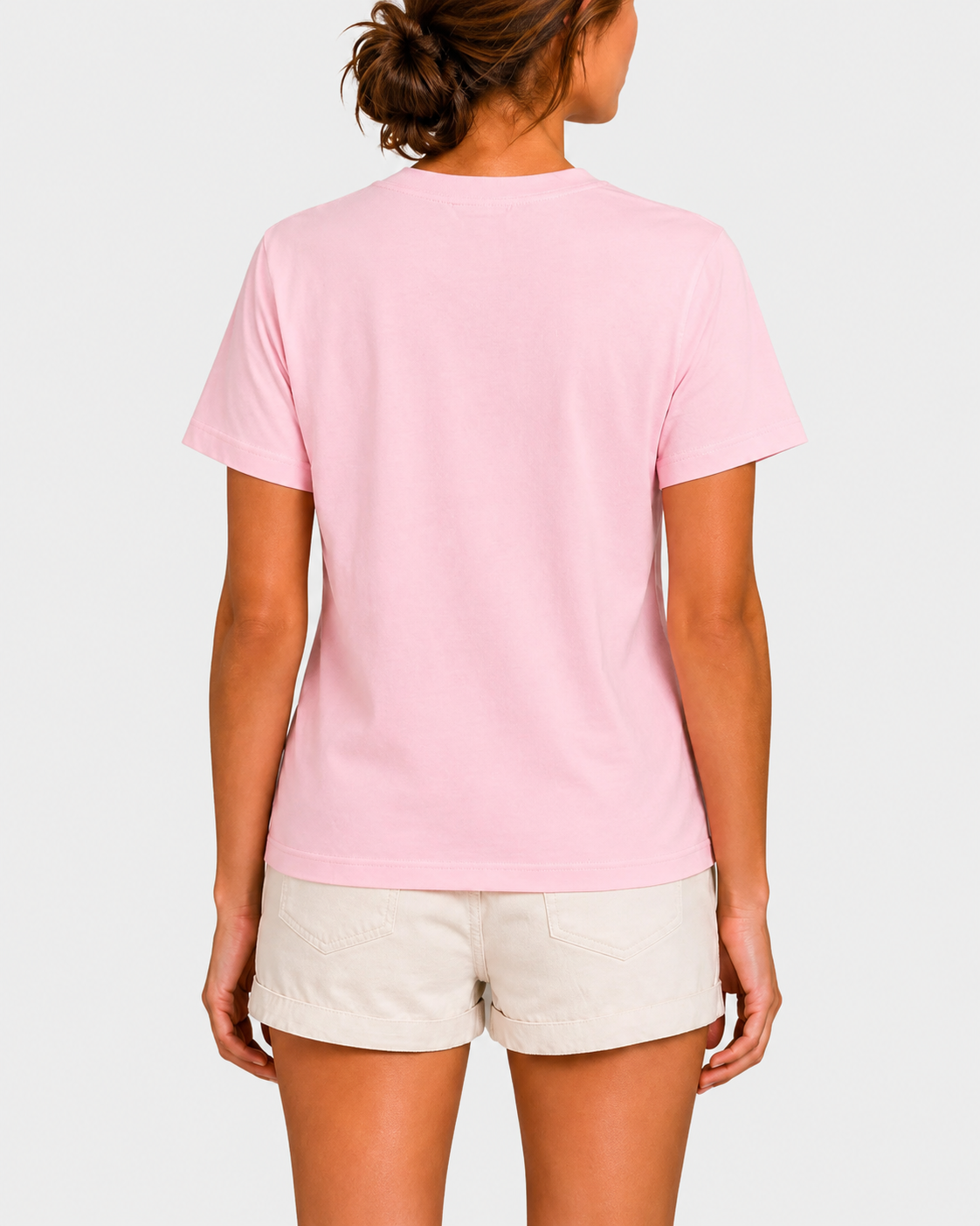T-shirt Emilie rosa con ricamo Spritz Queen e strass