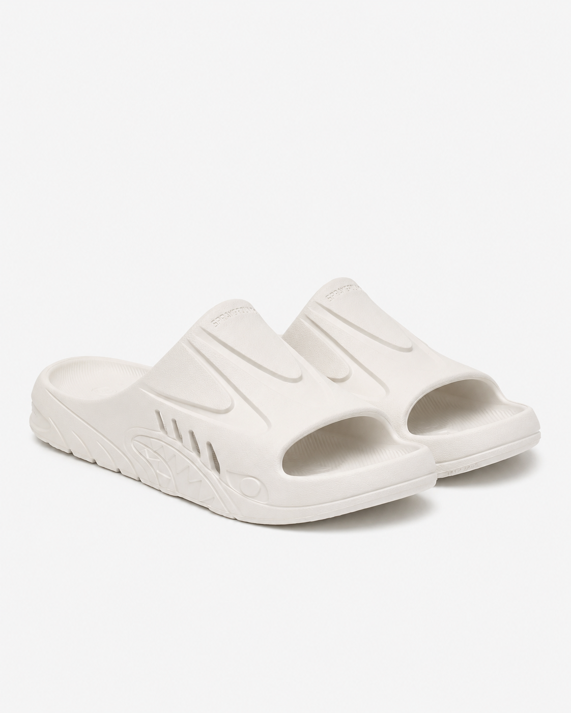 CIABATTA DA MARE SHARK SLIDE WHITE