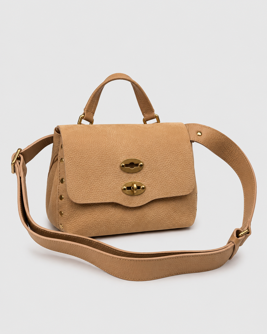 BORSA DONNA DOTTA® BABY JONES IN NABUK BEIGE SAN GIMIGNANO