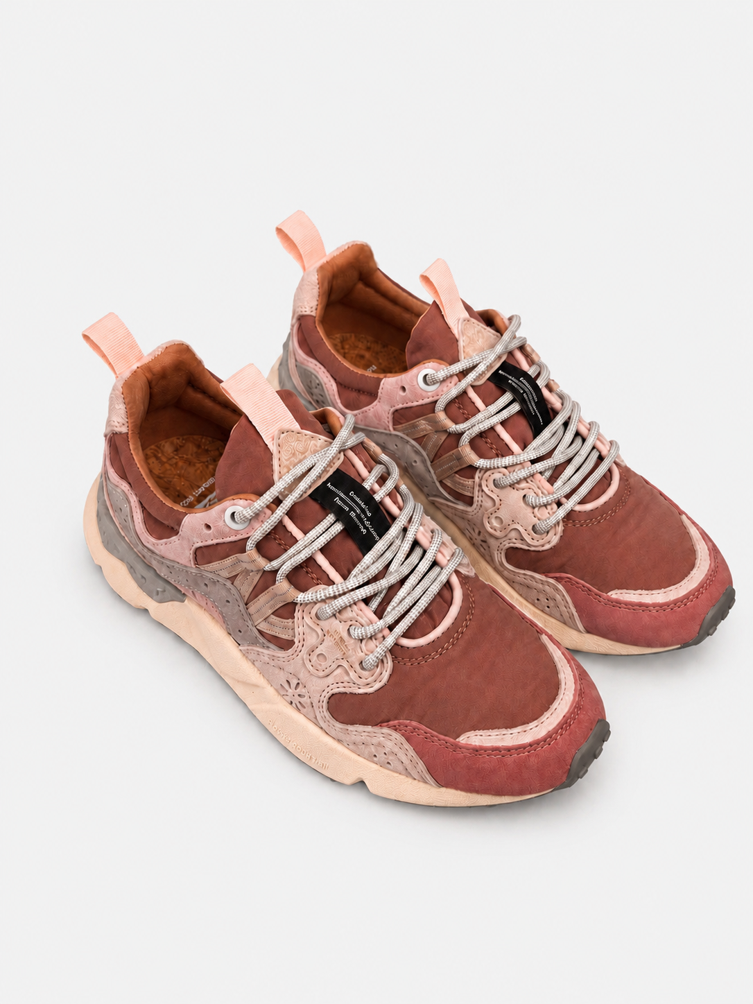 Flower mountain sneakers donna Yamano 3 rose-light pink-purple