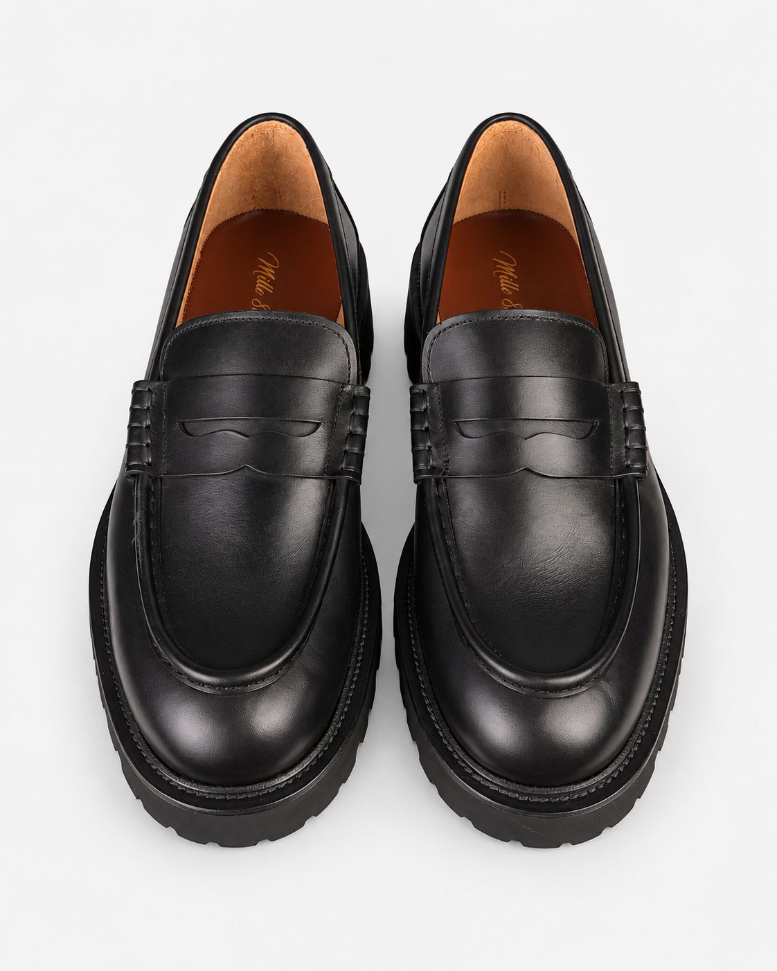 Mille885 Laone Cortina Mocassino Uomo Nero