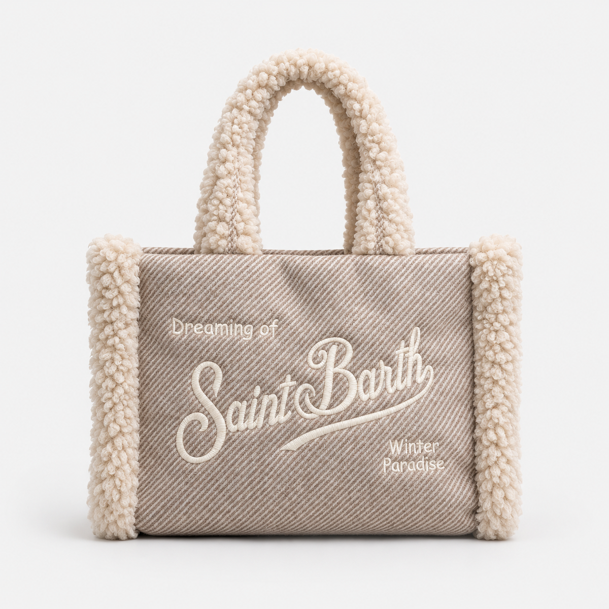 MC2 Saint Barth Borsa Donna Colette Tortora con Dettagli Teddy
