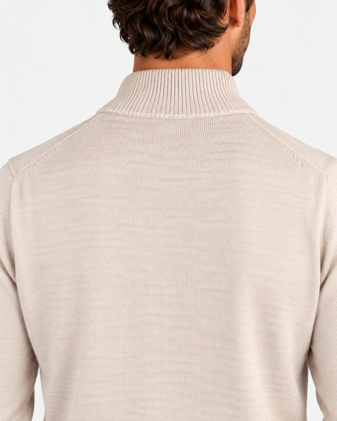 MC2 Saint Barth Cardigan Uomo Grain in Lana Merinos Extrafine