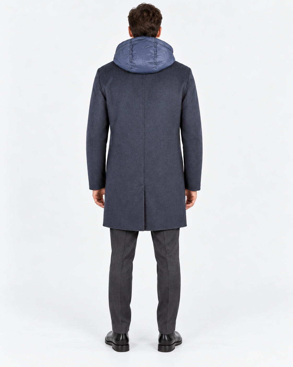 Distretto 12 Cappotto Doppiopetto Uomo Essex Blu