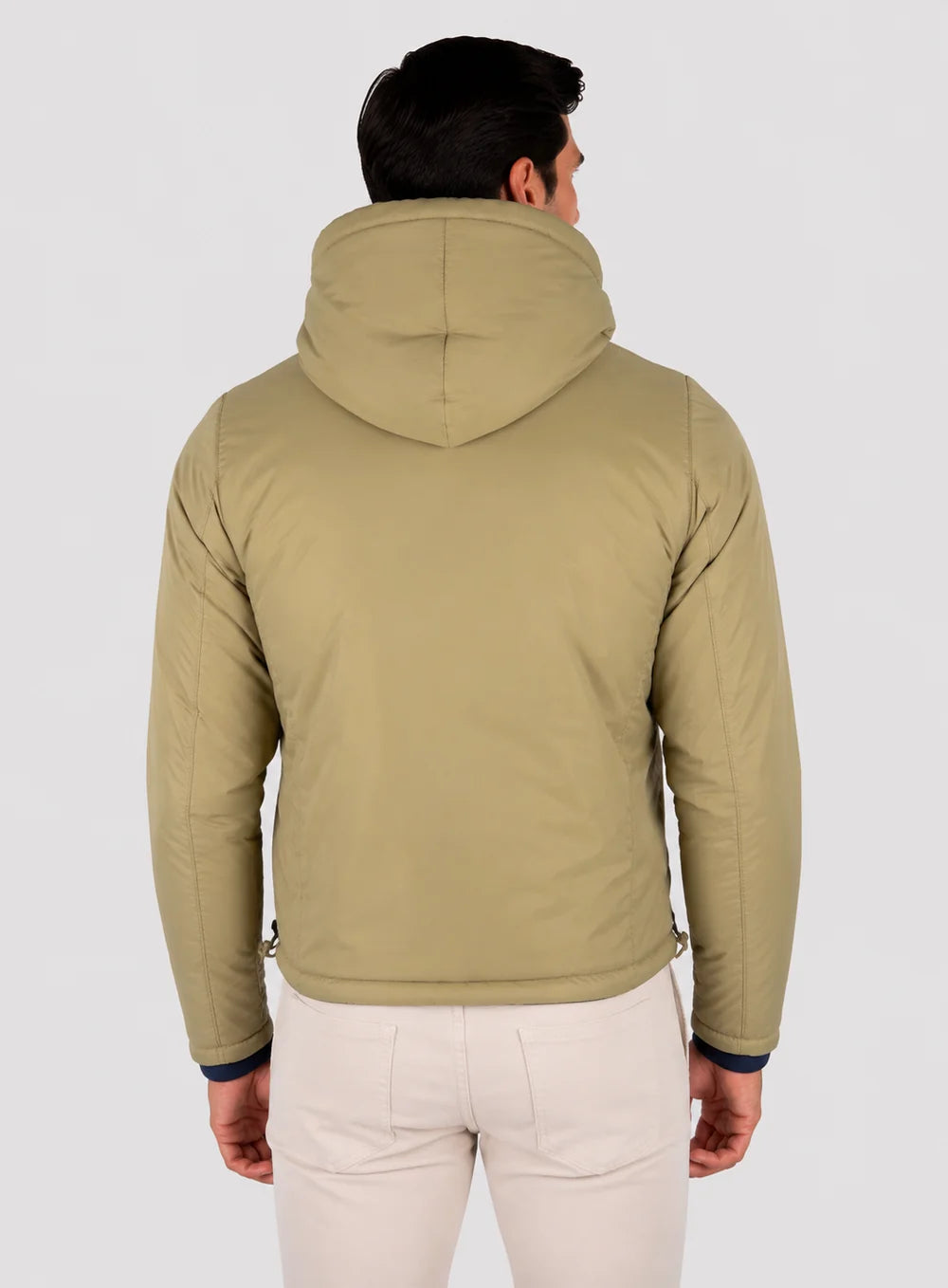 K-Way Jack Spencer Nylon Double giacca corta uomo Black Pure – Green Army