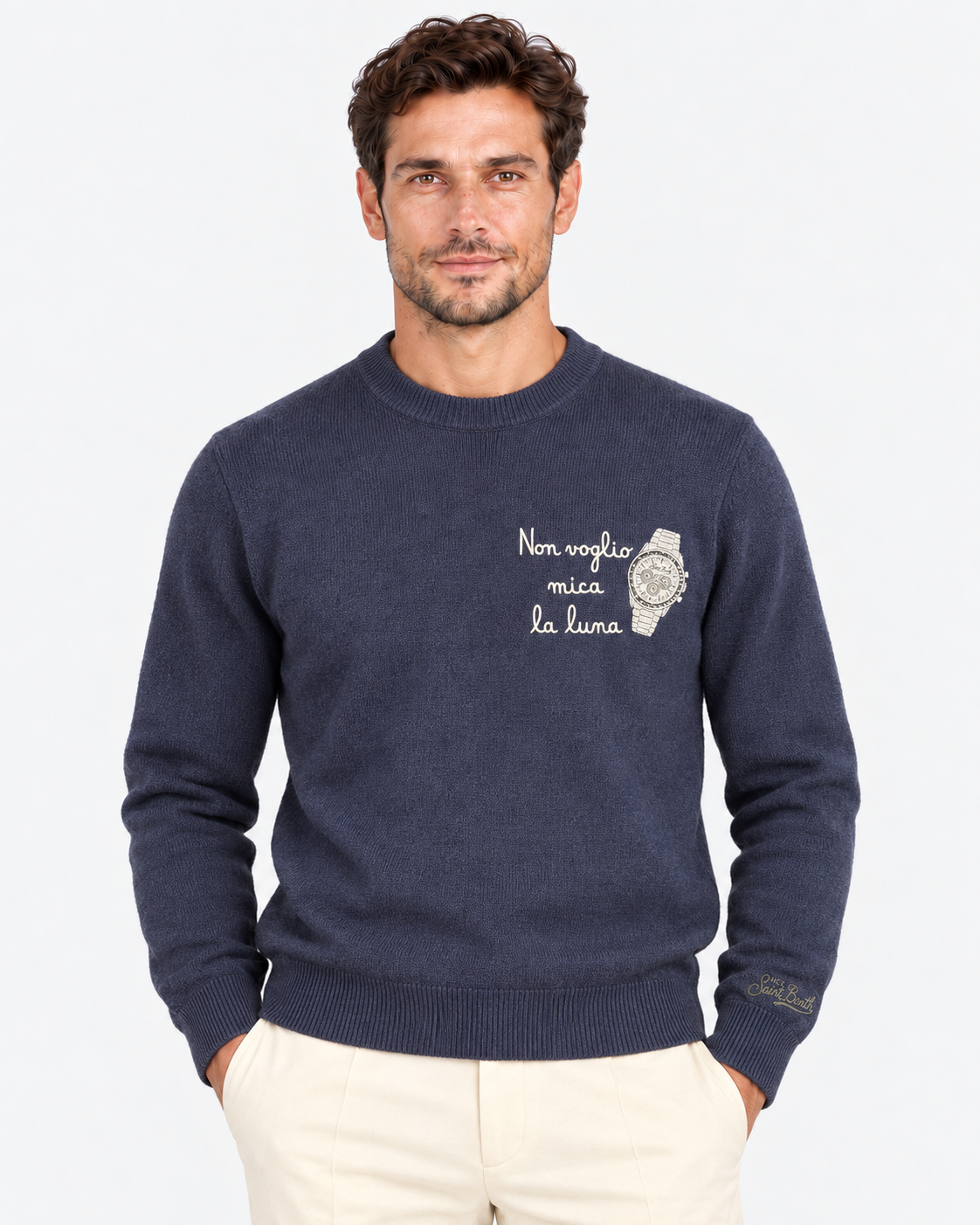 MC2 Saint Barth Maglia Uomo Luna Watch Blu