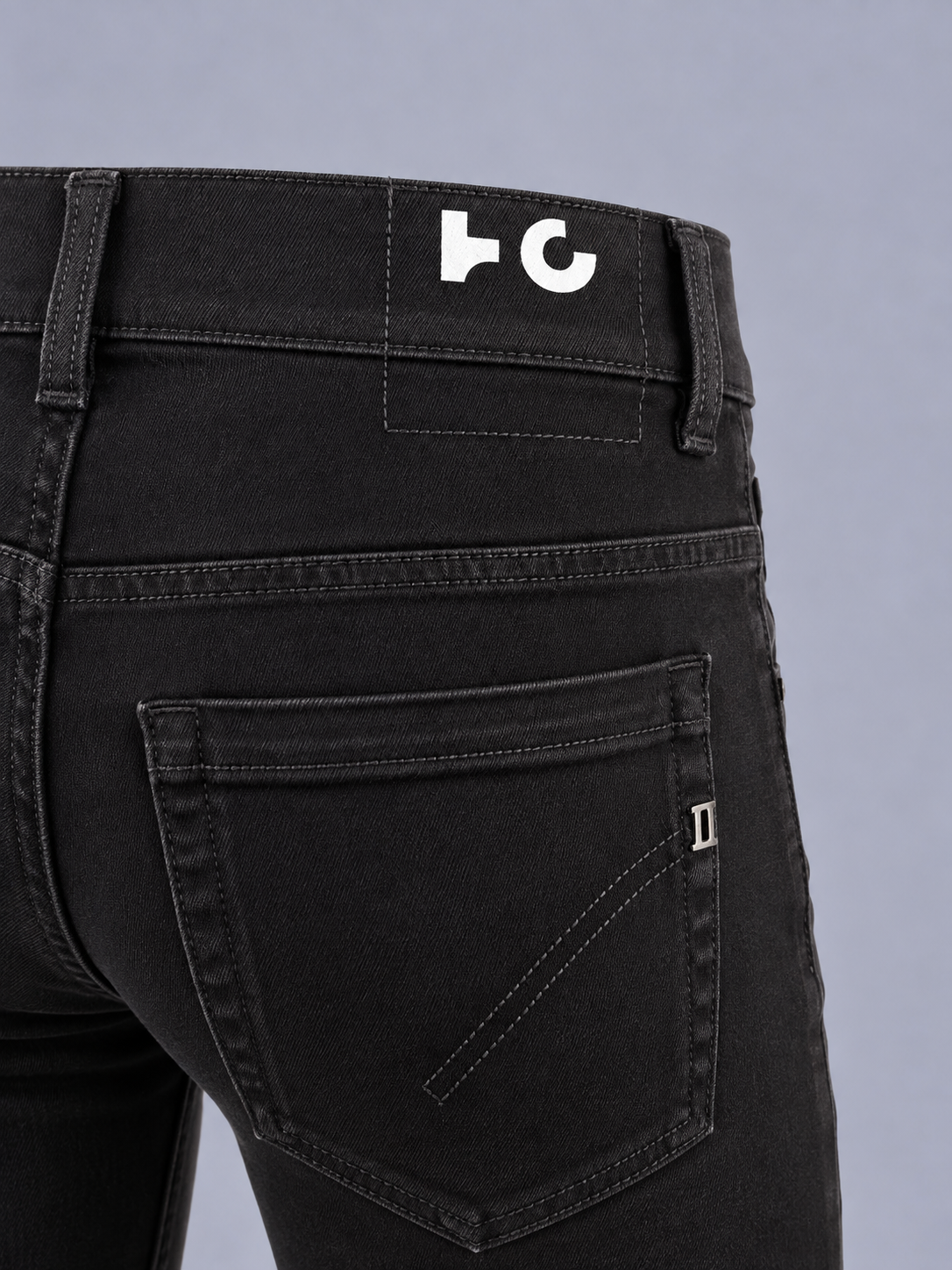 Dondup Jeans Uomo Slim Fit Black