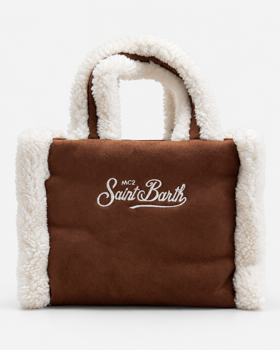 MC2 Saint Barth Borsa Donna Vanity Mini Shearling Cognac con Tracolla
