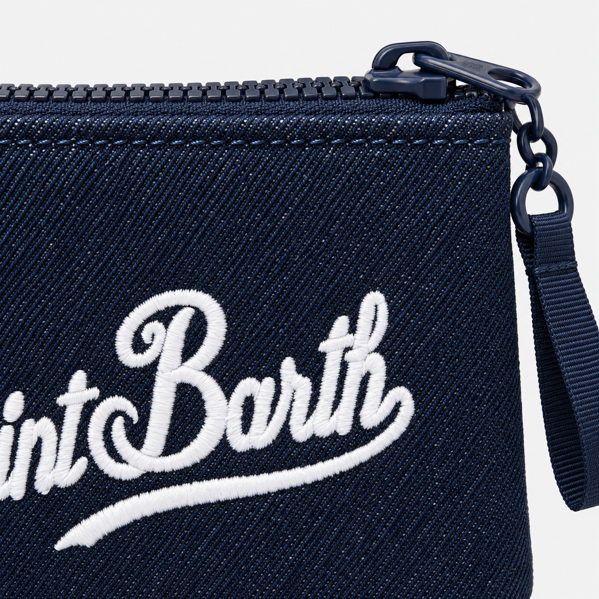 MC2 Saint Barth Pochette Donna Aline Mini in Denim Blu Scuro