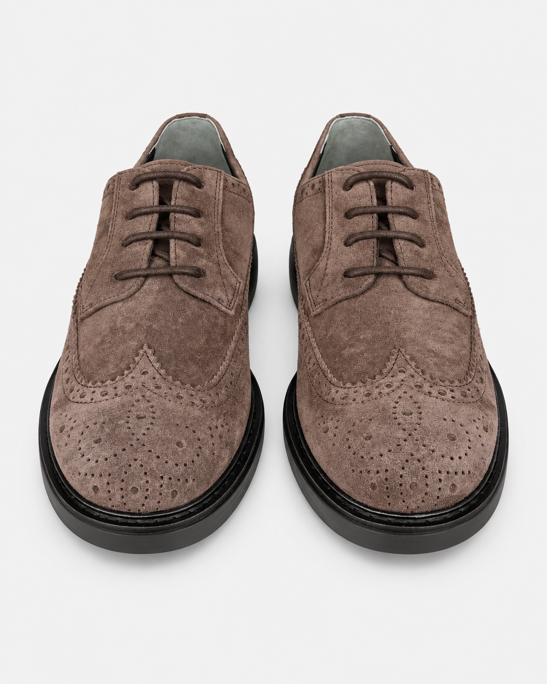 Hogan Scarpe stringate uomo H704 in pelle scamosciata marrone