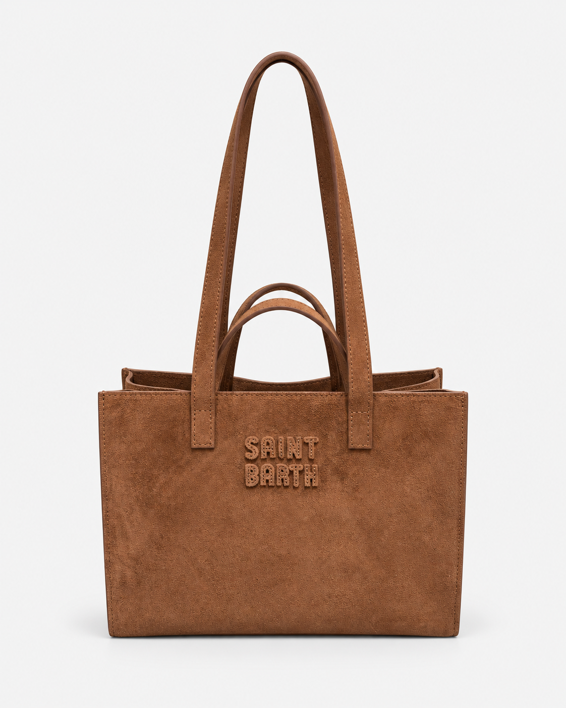 MC2 Saint Barth Borsa Donna Jour Bag Midi Suede Marrone