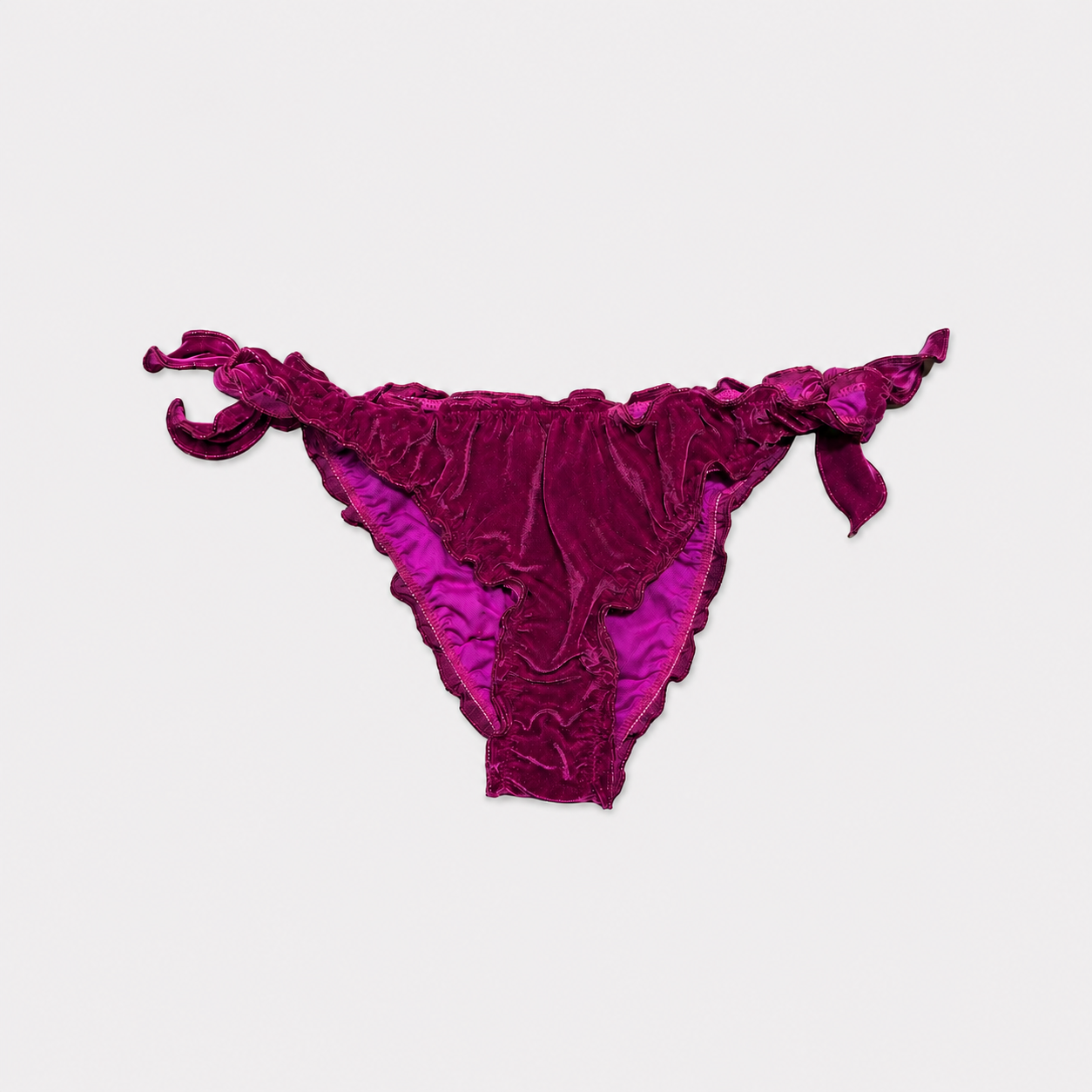 Slip Moon MC2 Saint Barth in velluto fucsia