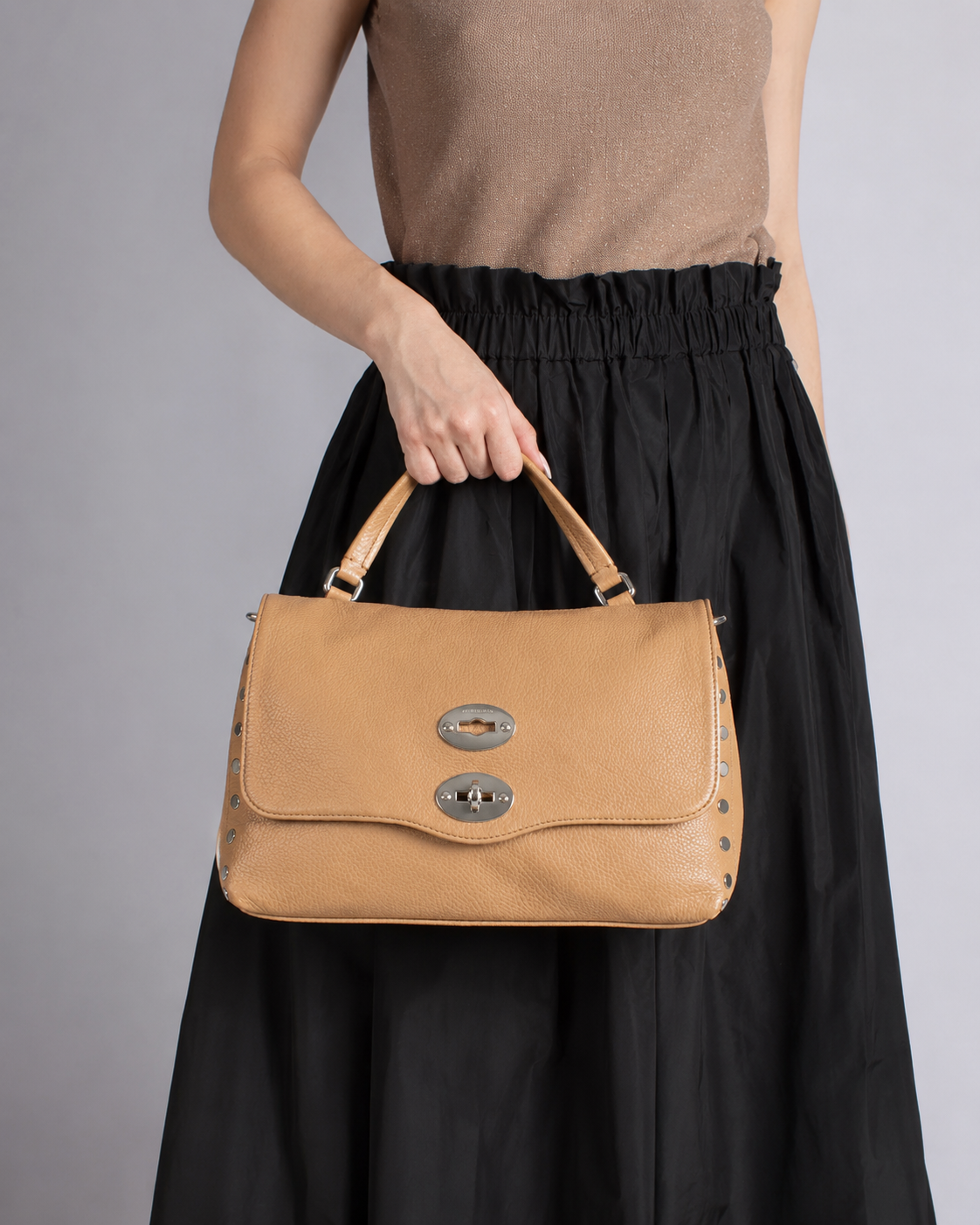Borsa postina S daily giorno brown cantucci