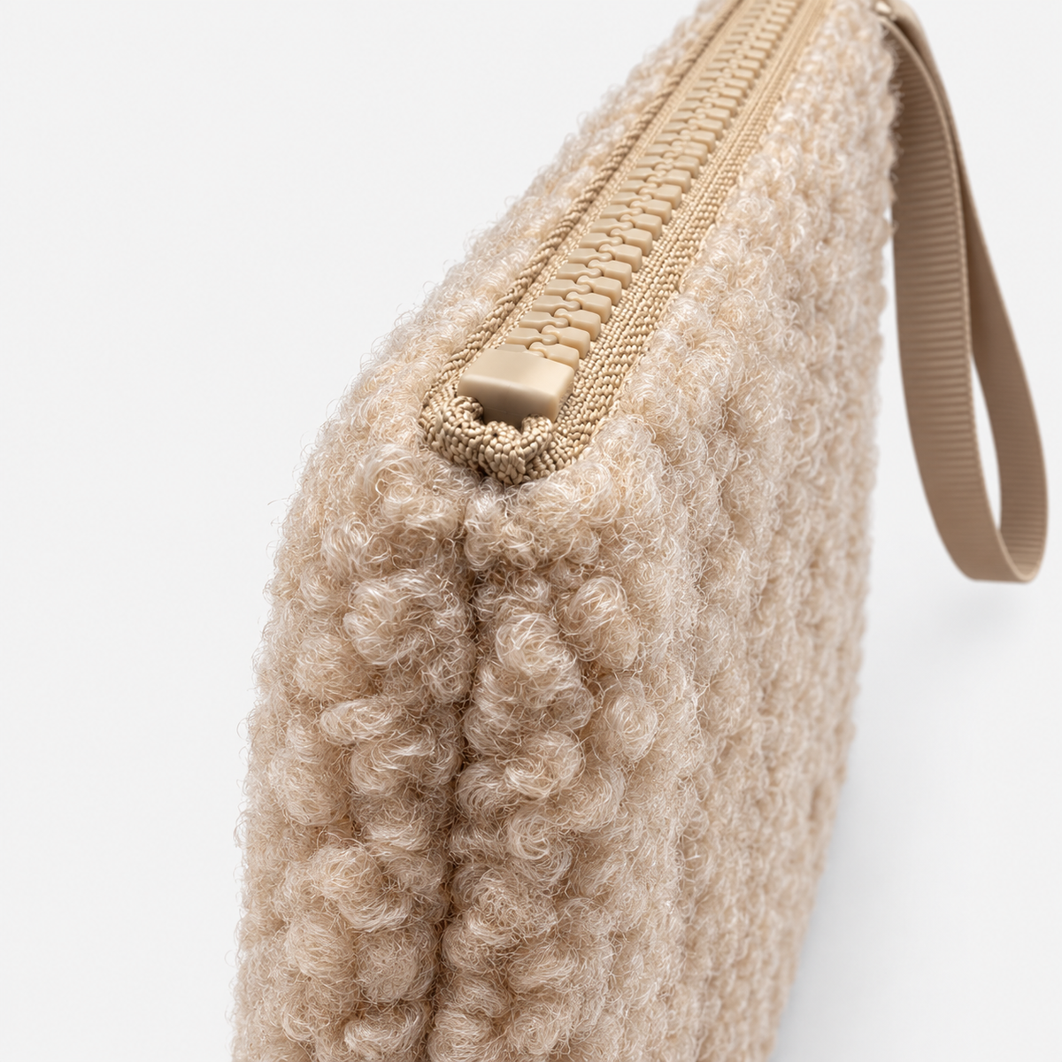 MC2 Saint Barth Pochette Donna Aline Teddy Beige