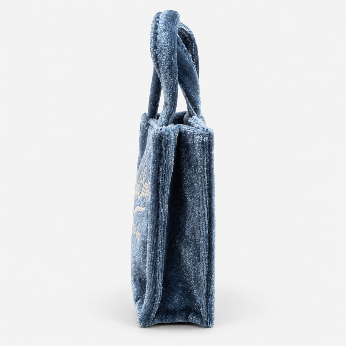 MC2 Saint Barth Phone Bag Donna in Velluto Blu con Tracolla