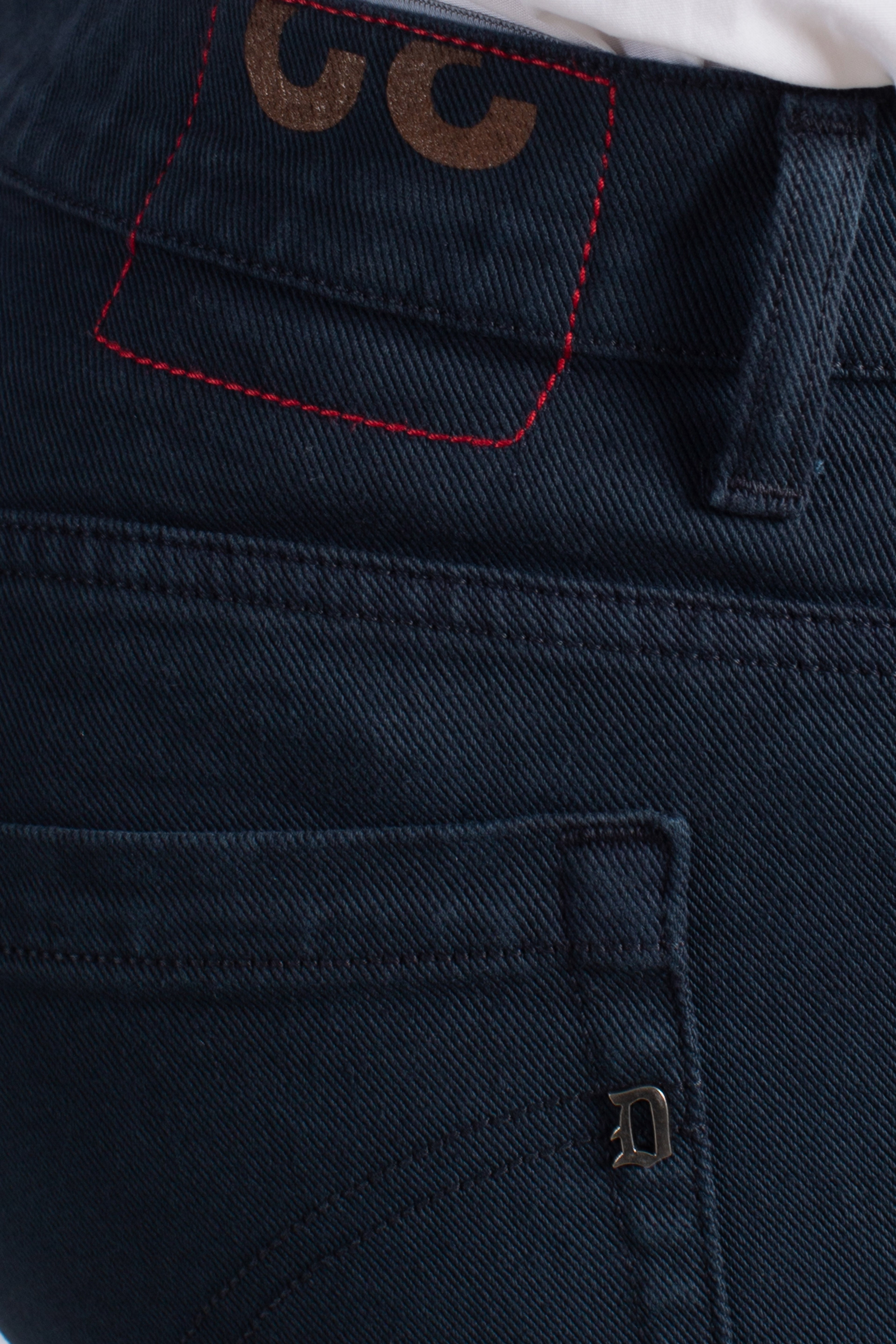 Jeans 5 tasche skinny George in bull bluesign stretch 11 oz blu