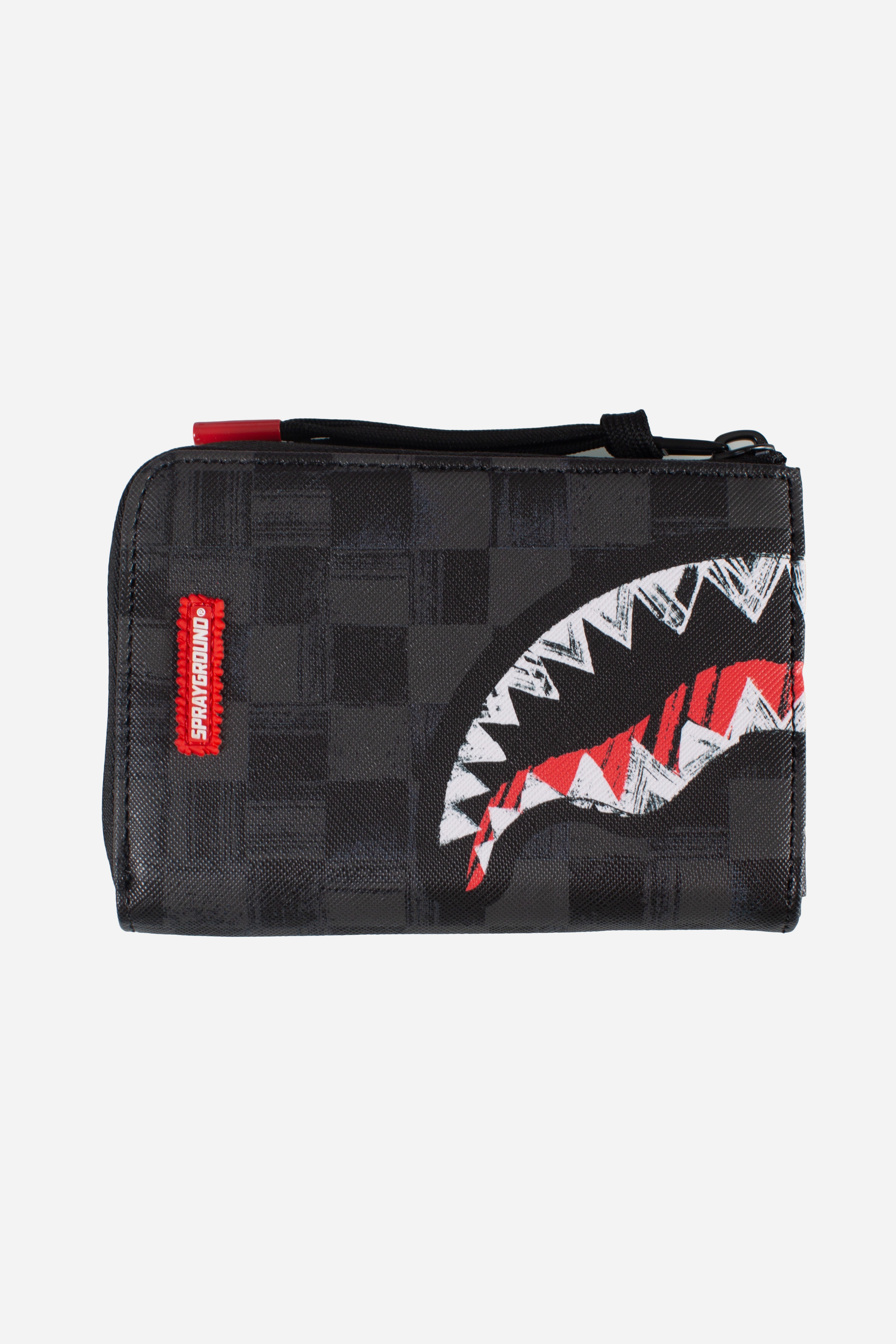 Portacarte scribble black