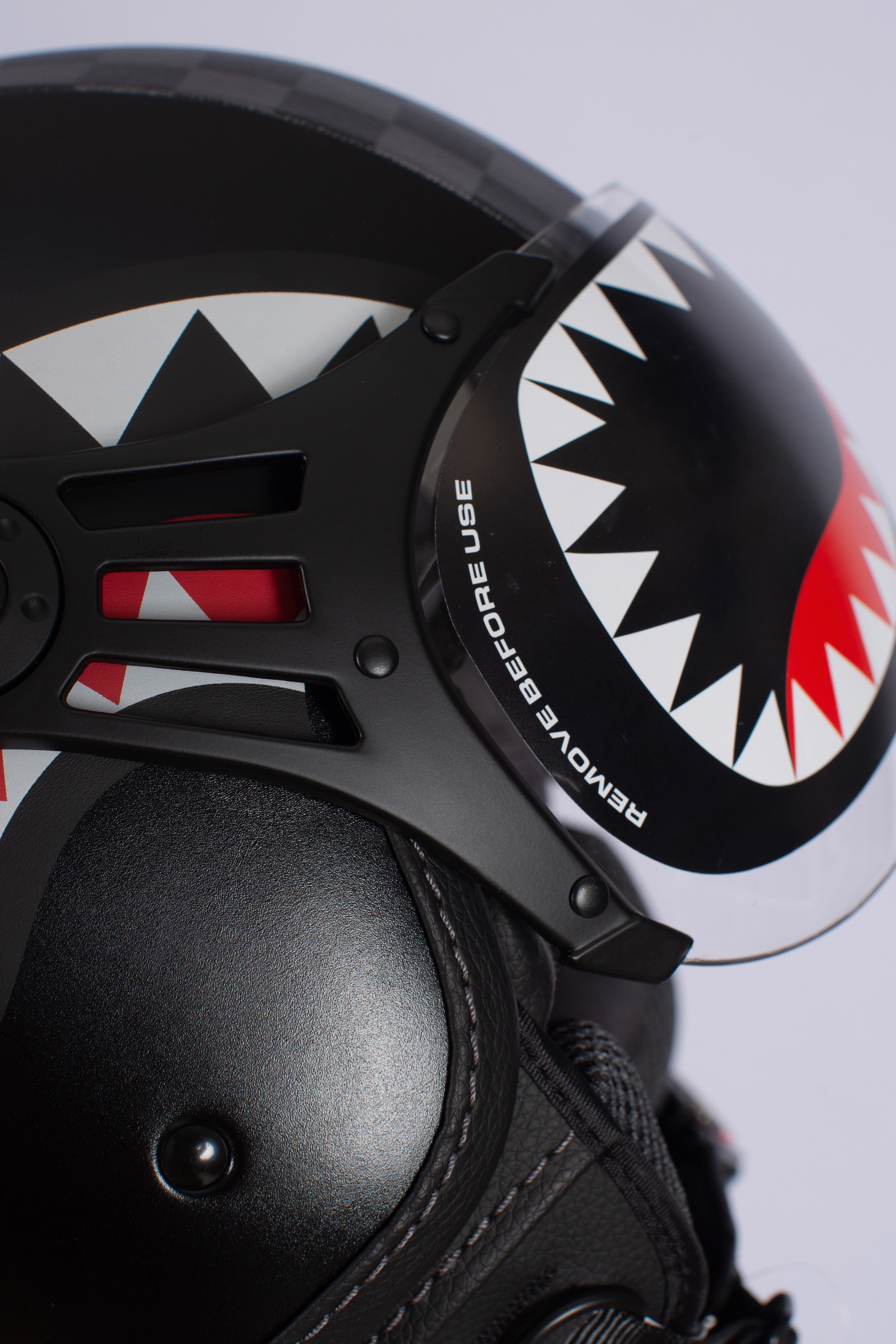 Casco da moto sharks in paris helmet grey