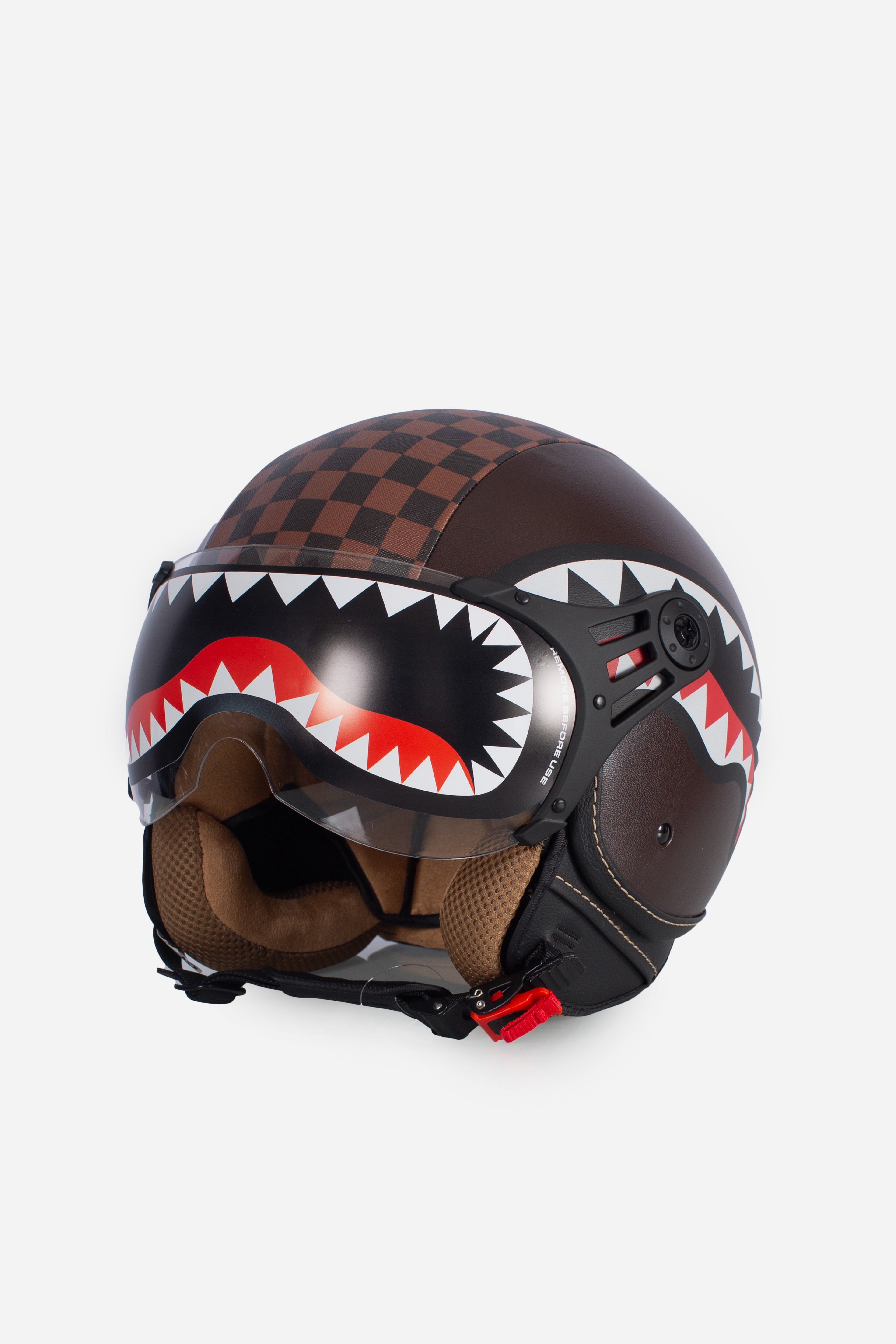 Casco da moto Sharks in Paris Helmet Brown
