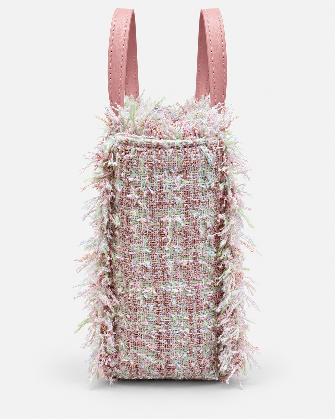 MC2 Saint Barth Borsa Donna Vanity Mini Tweed Lurex Rosa con Tracolla
