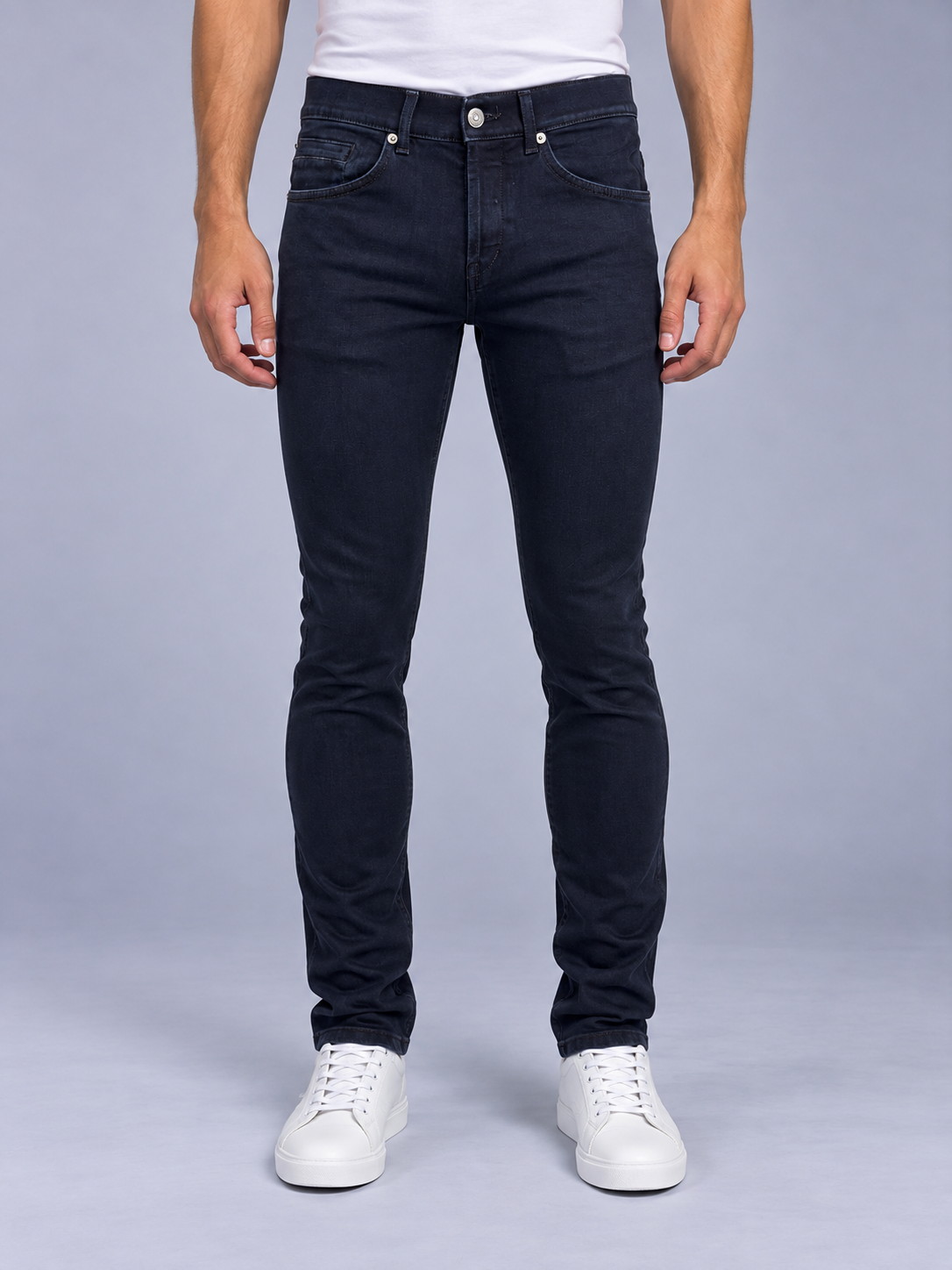 Dondup Jeans Uomo George Slim Fit Blue Navy