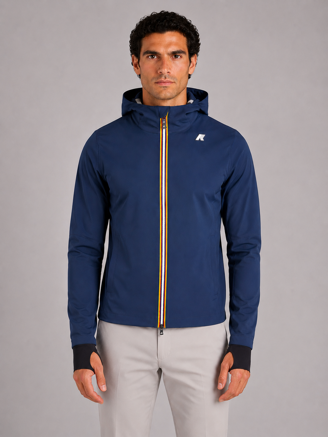 GIUBBINO JACKO BONDED BLUE DEPTH - BLUE DEPTH