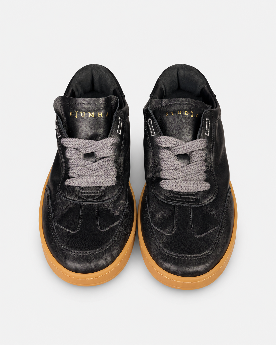 Piuma Studio Sneakers uomo in pelle nera