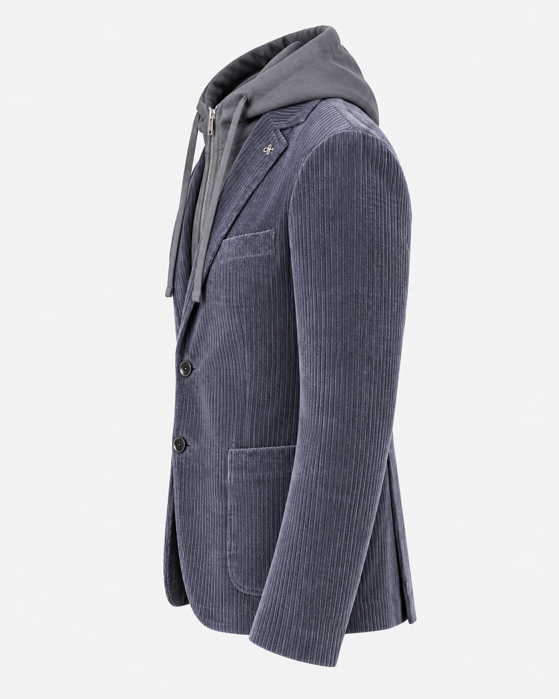 Distretto 12 Giacca Uomo Torino Blu con Cappuccio