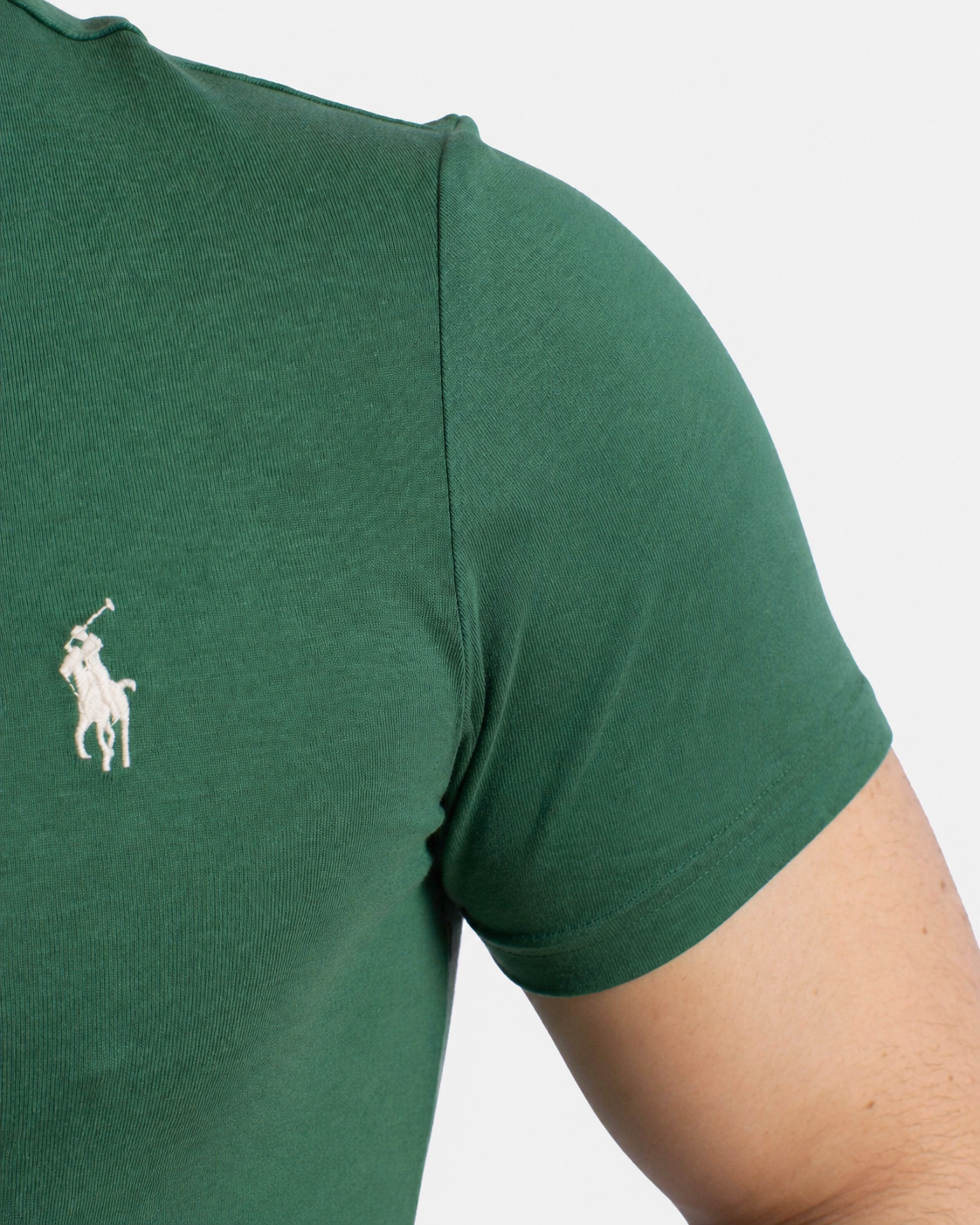 Maglietta in jersey Custom Slim-Fit green