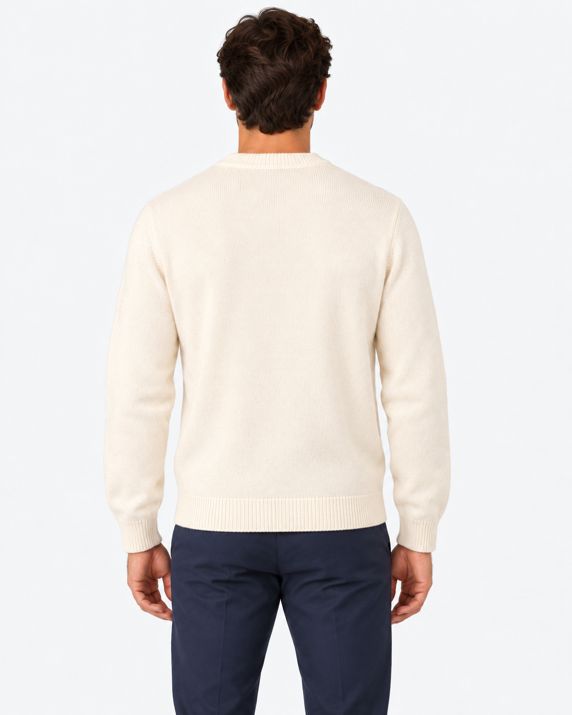 MC2 Saint Barth Maglia Uomo Country Roads Panna