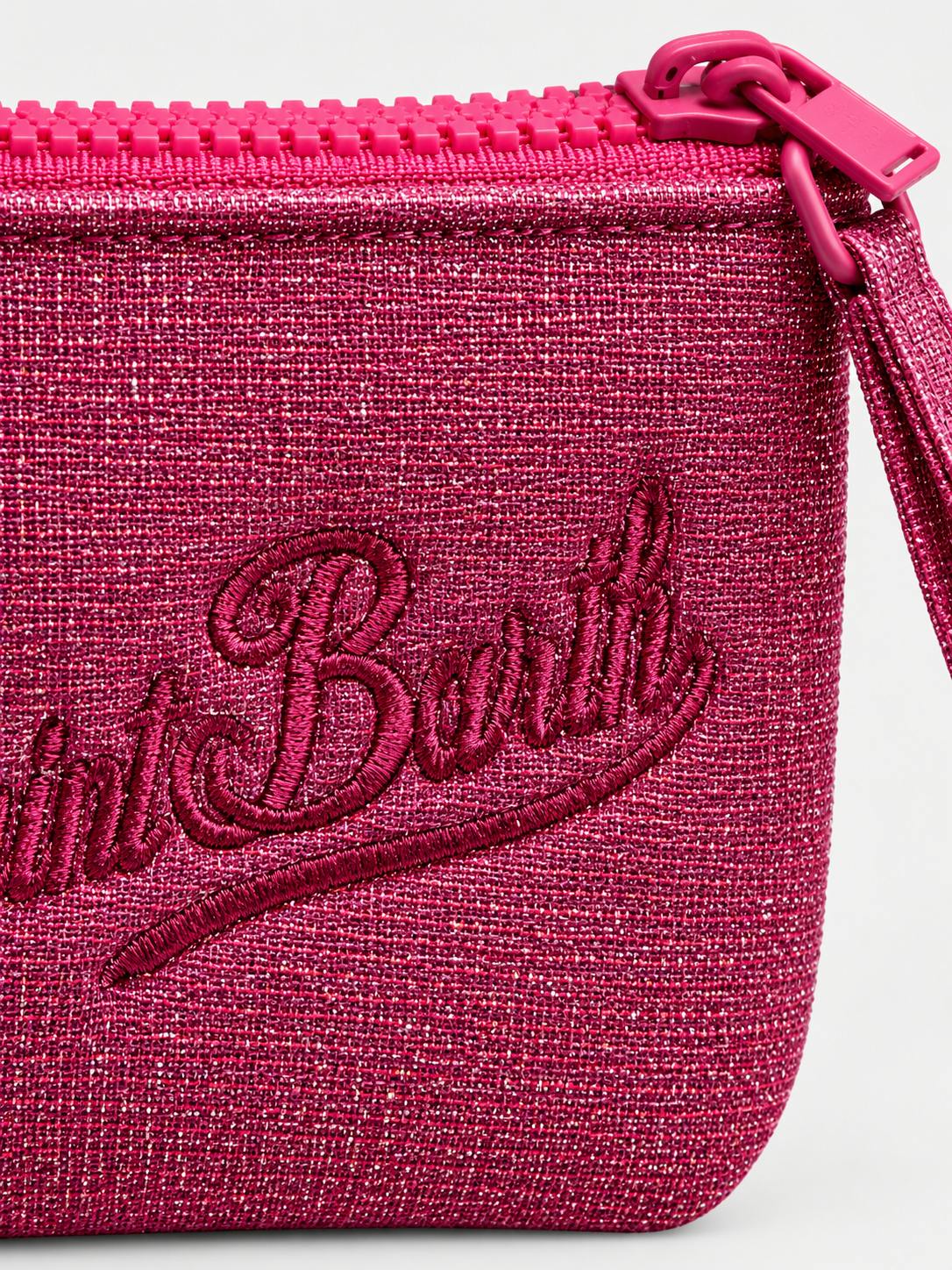 MC2 Saint Barth Pochette Donna Aline Mini Lurex Fucsia