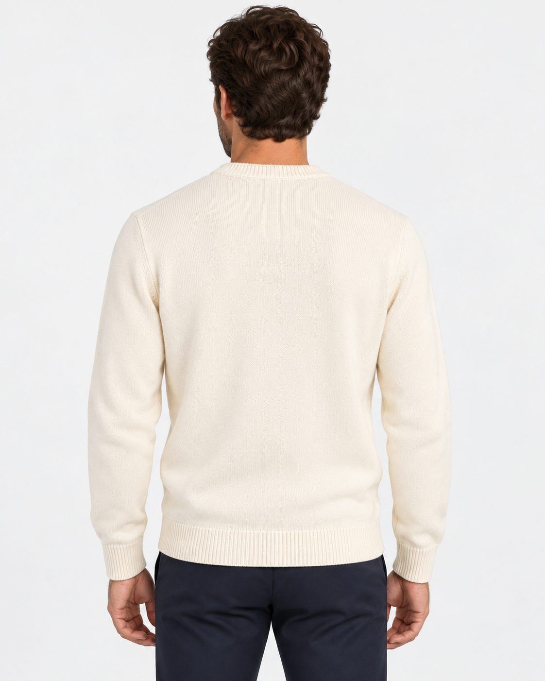 MC2 Saint Barth Maglia Uomo St. Barth Ski Lift Panna